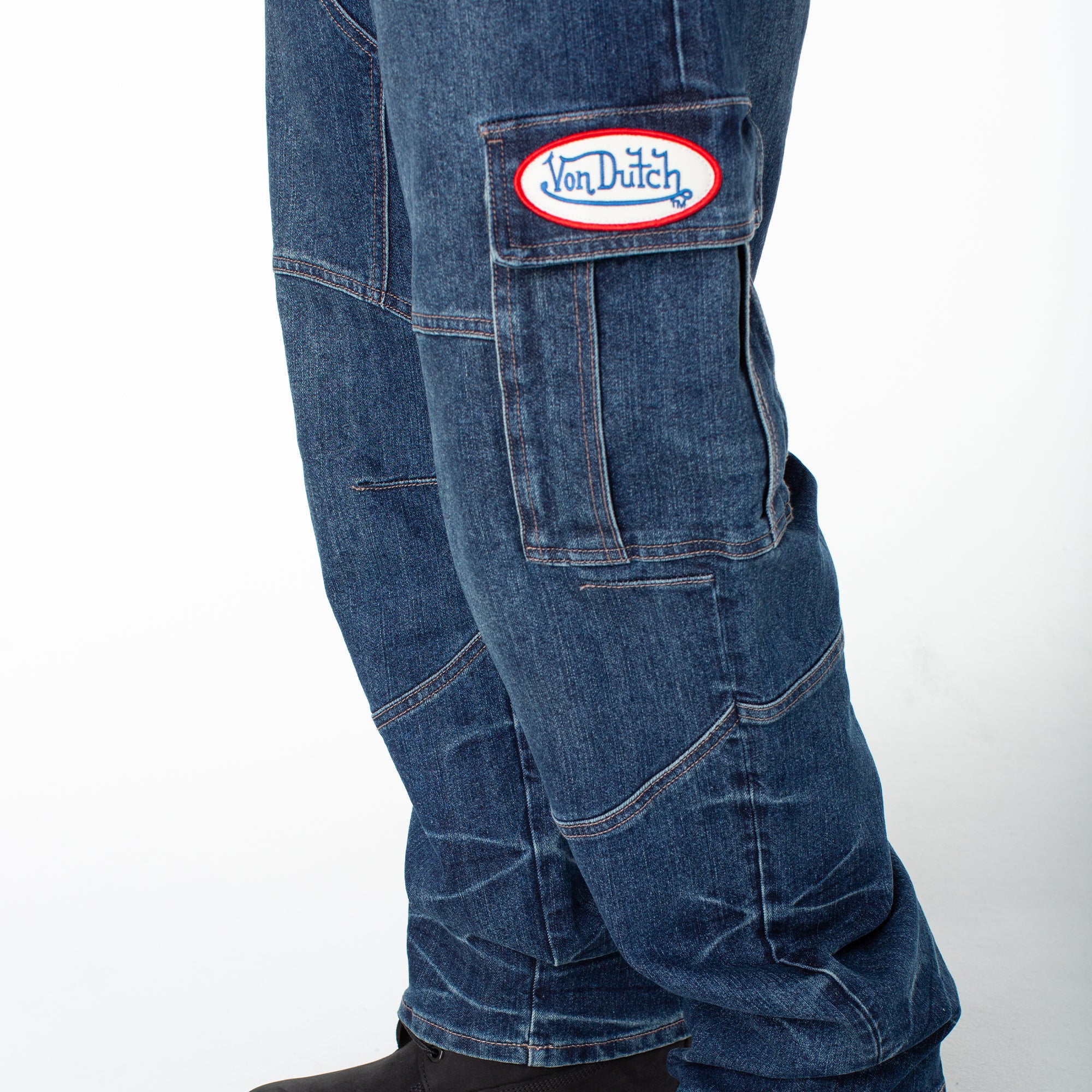 Von Dutch Men's Baggy Straight Cargo Hunter Pant - Image 4