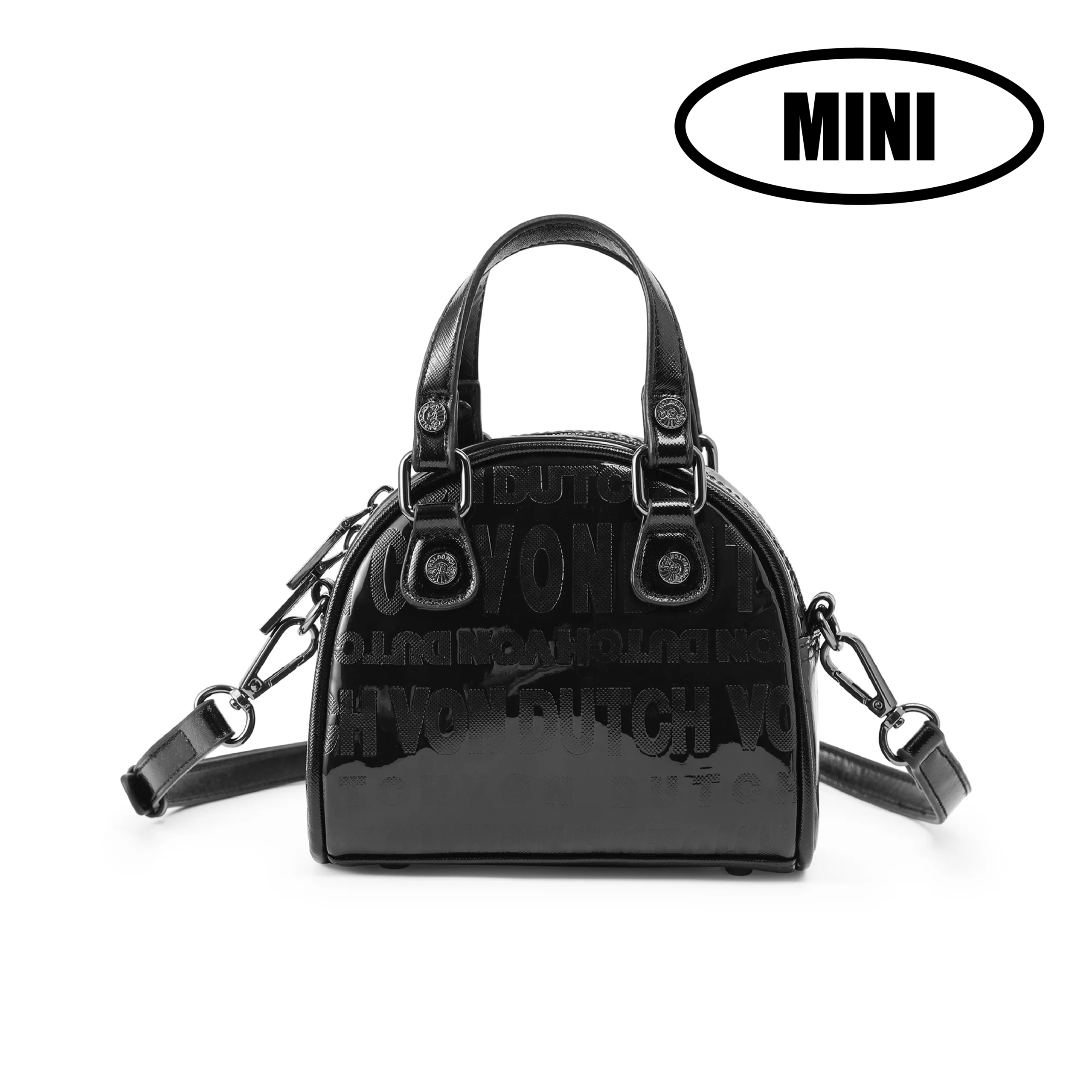 Von Dutch Mini Bowling Bag - Black Onyx Reflective