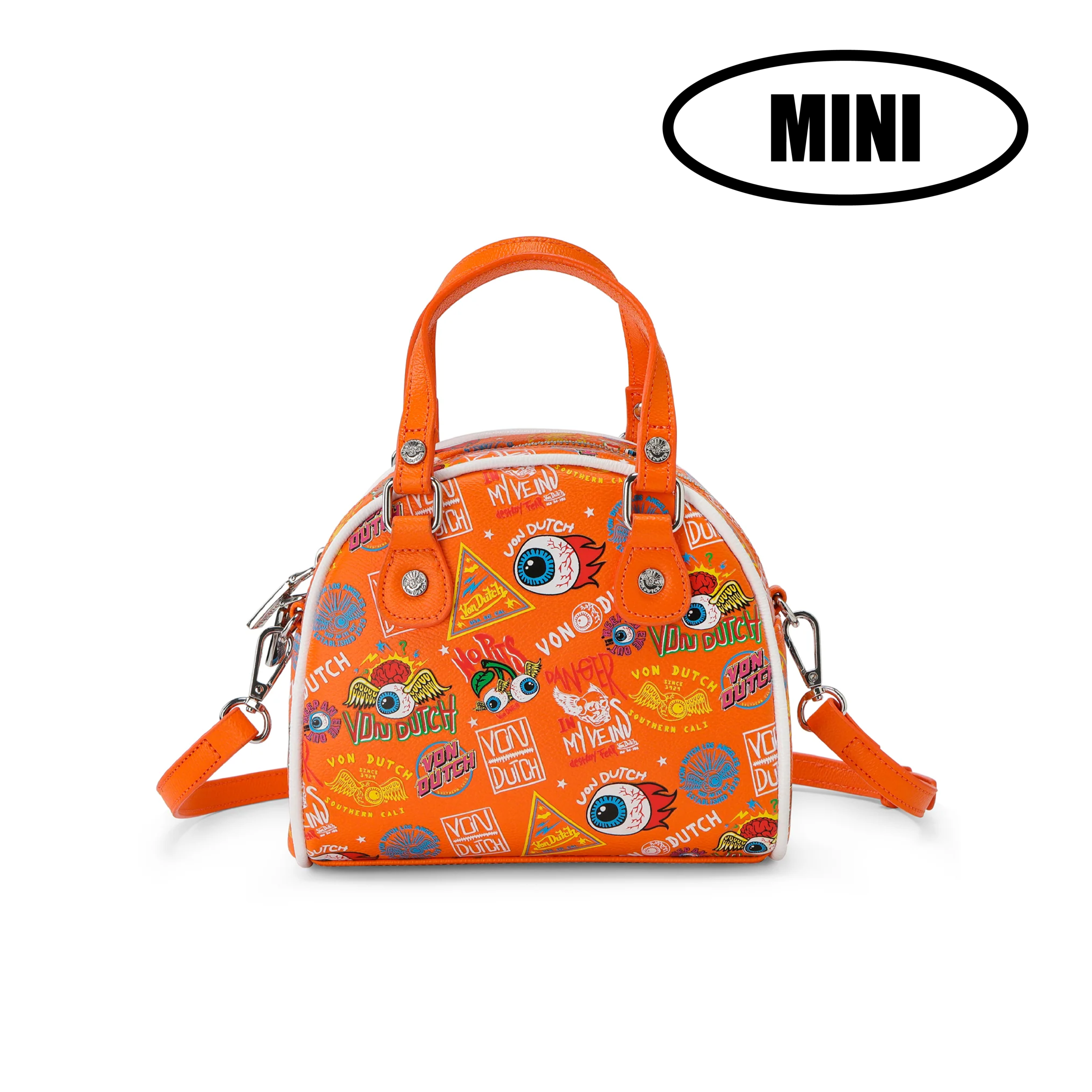 Von Dutch Mini Bowling Bag - Orange Jax