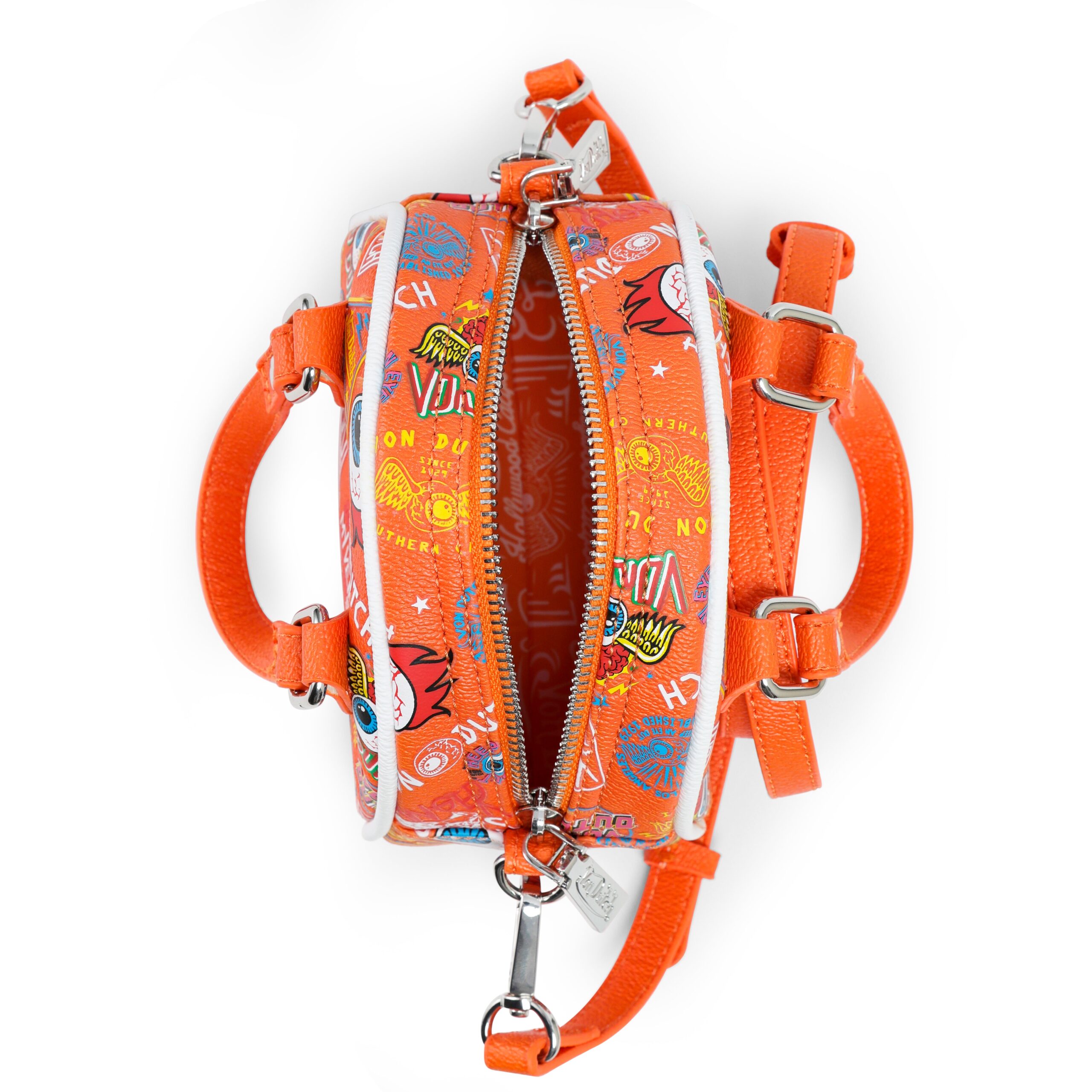 Von Dutch Mini Bowling Bag - Orange Jax - Image 3