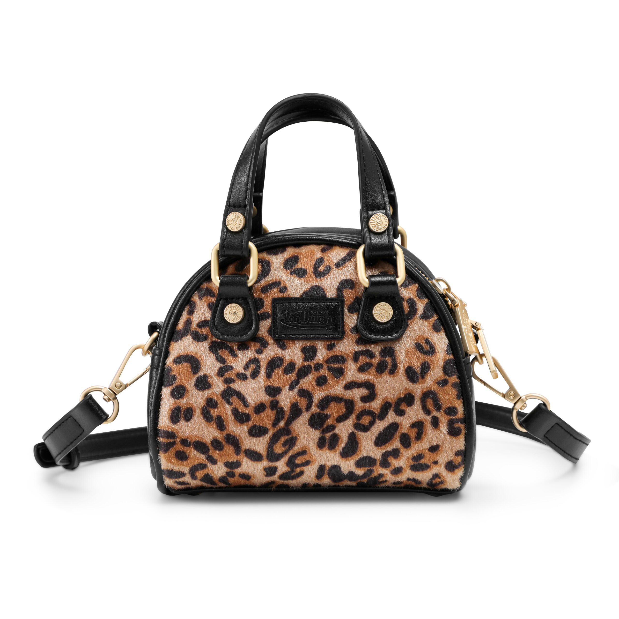 Von Dutch Mini Bowling Bag - Classic Leopard - Image 5