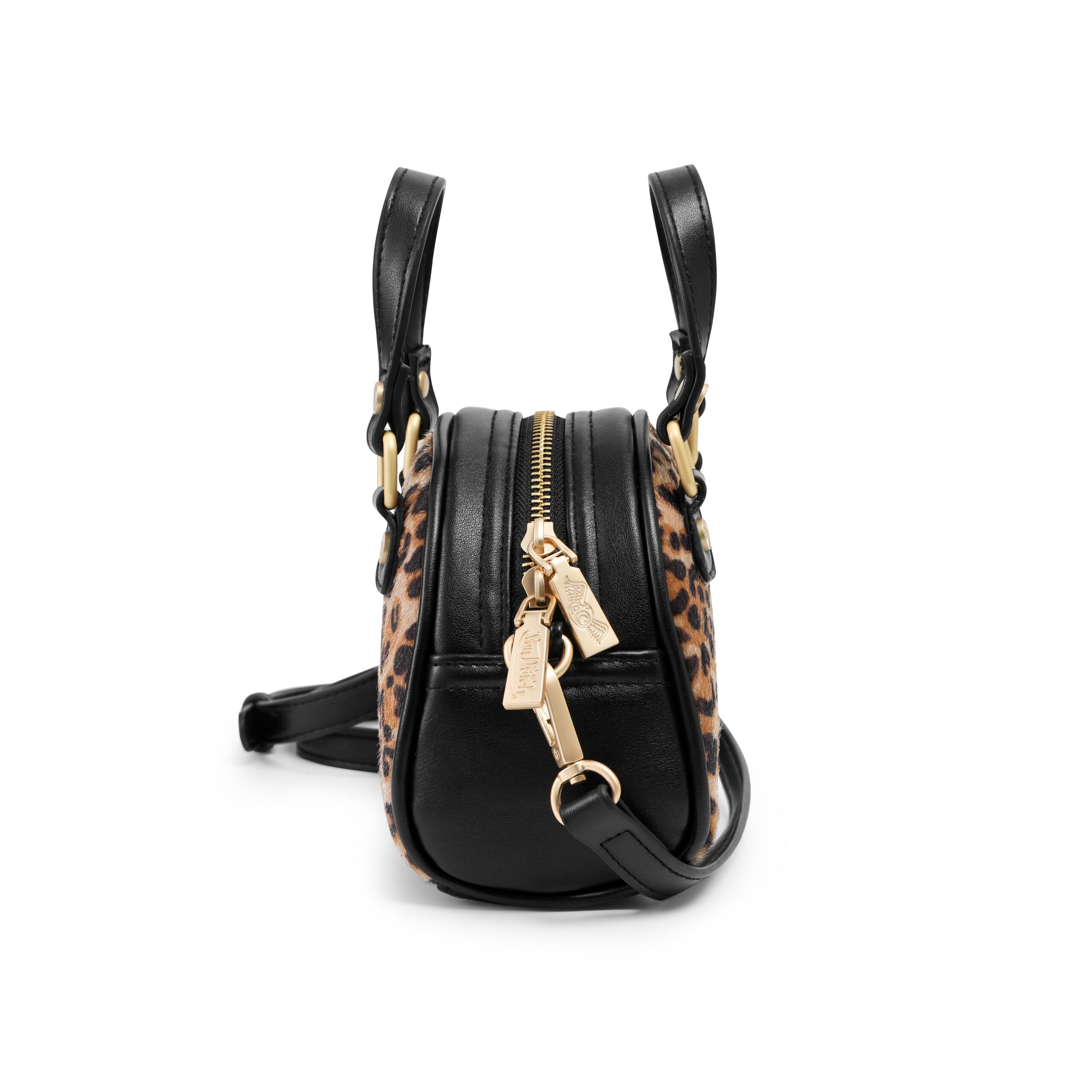 Von Dutch Mini Bowling Bag - Classic Leopard - Image 6