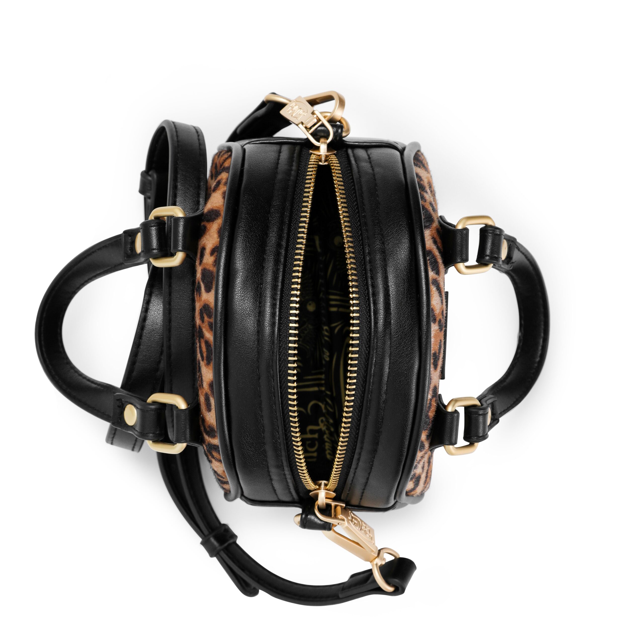 Von Dutch Mini Bowling Bag - Classic Leopard - Image 3