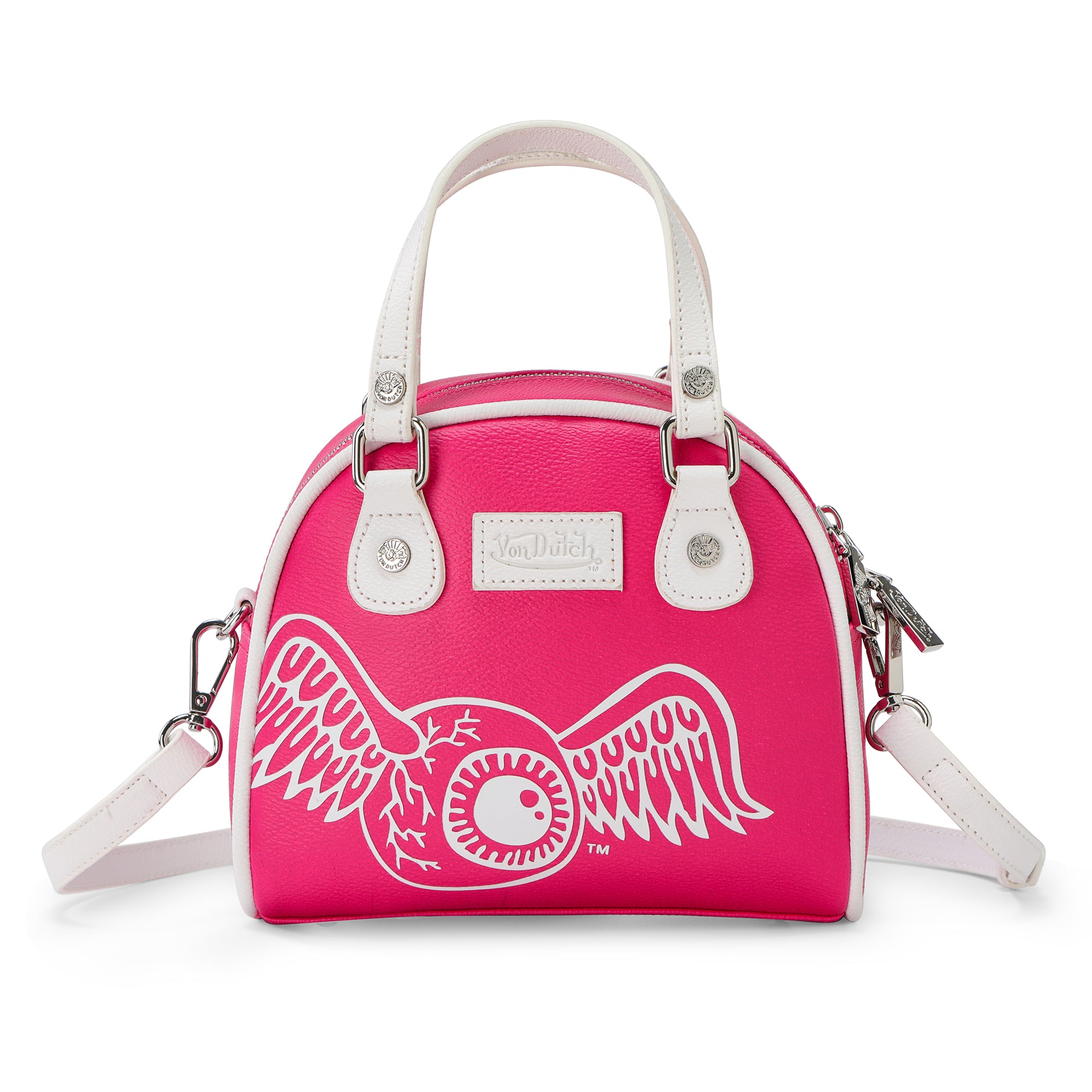 Von Dutch Classic 51 Pink Bowling Bag - Image 4