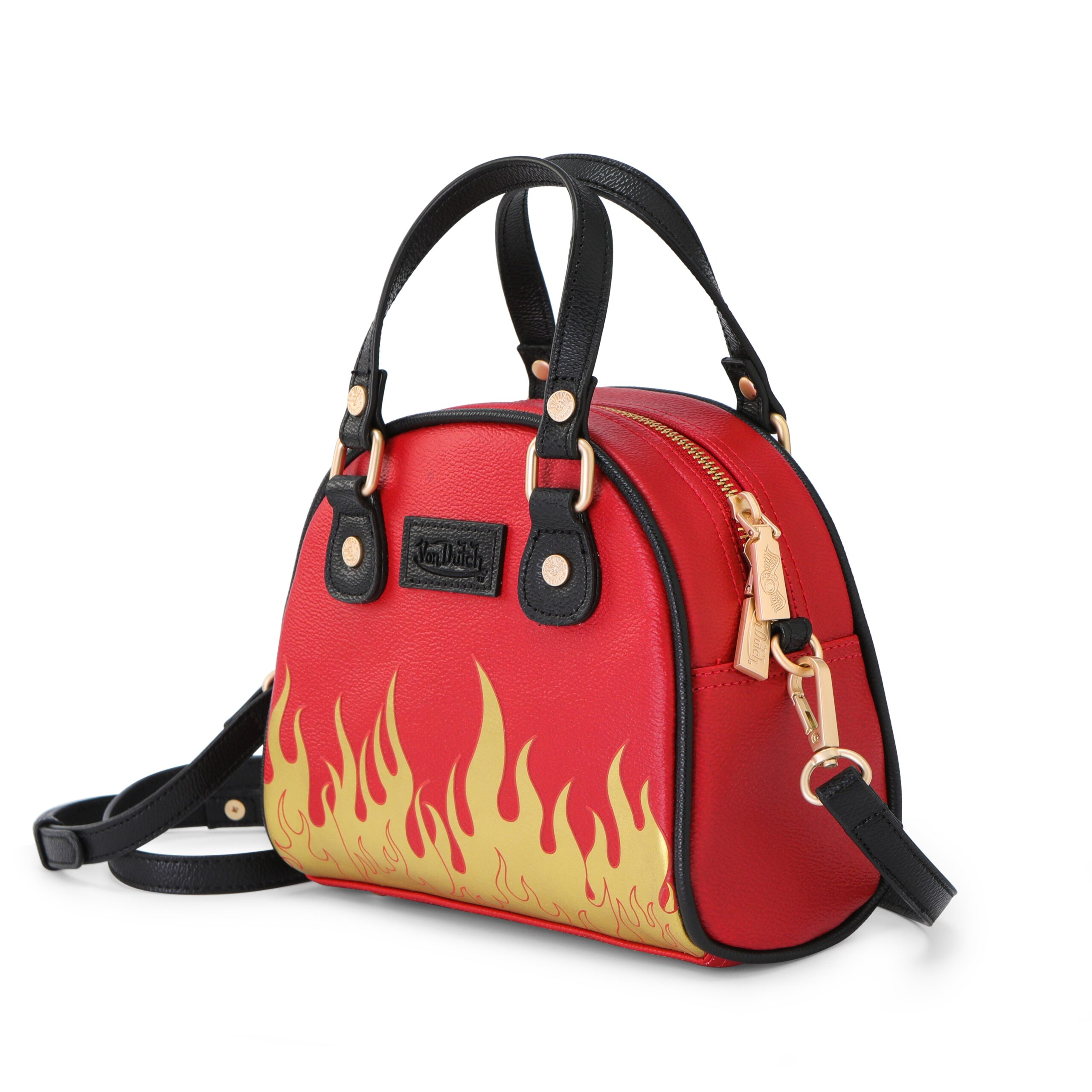 Von Dutch Red Flames Bowling Bag - Image 2