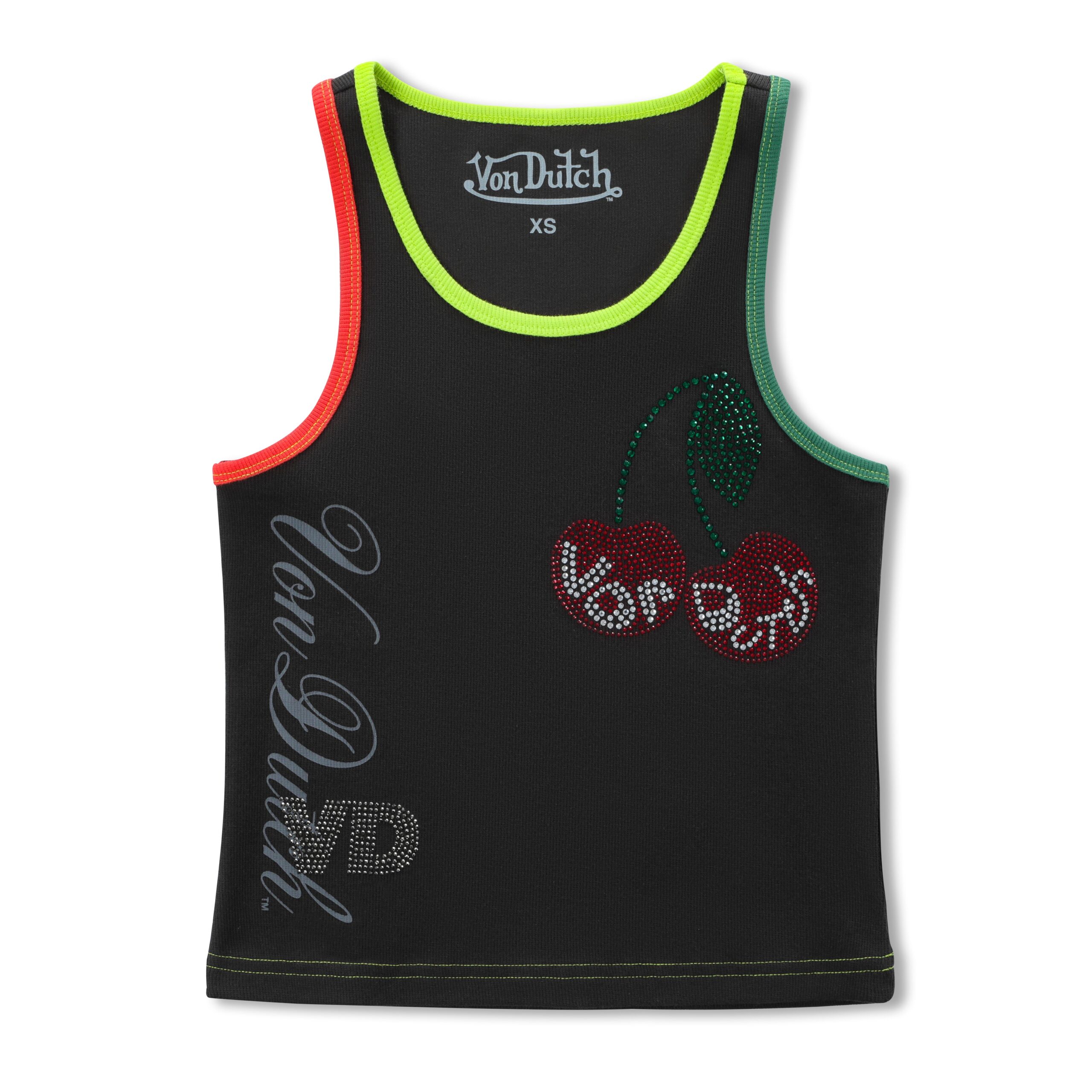 Von Dutch Accent Rhinestone Tank - Image 2