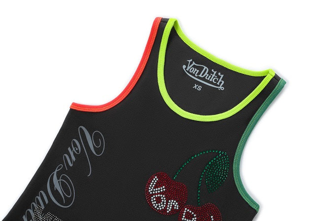 Von Dutch Accent Rhinestone Tank - Image 7