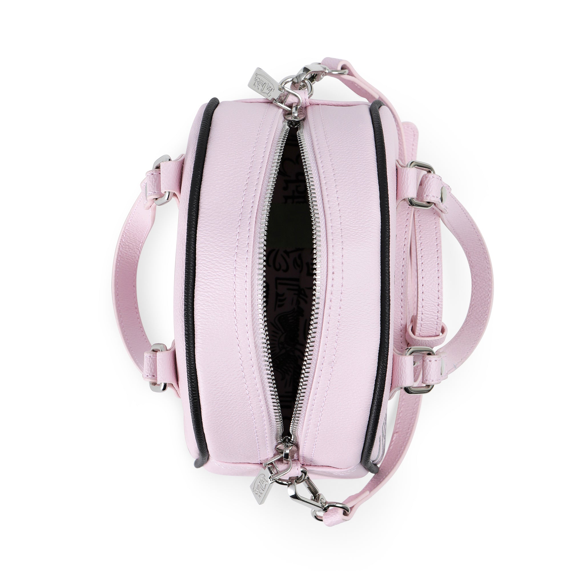 Von Dutch Pink & Black Two-Tone Bowling Bag - Image 5