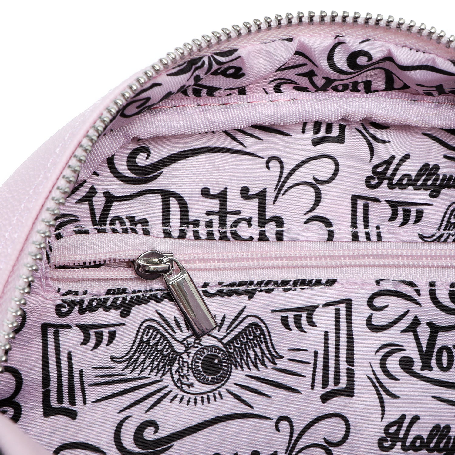 Von Dutch Pink & Black Two-Tone Bowling Bag - Image 6