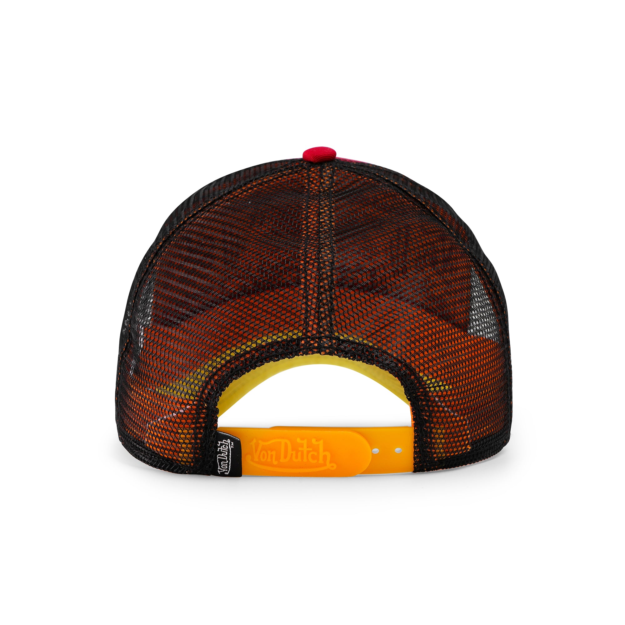 Von Dutch Red Flames Trucker Hat - Image 4