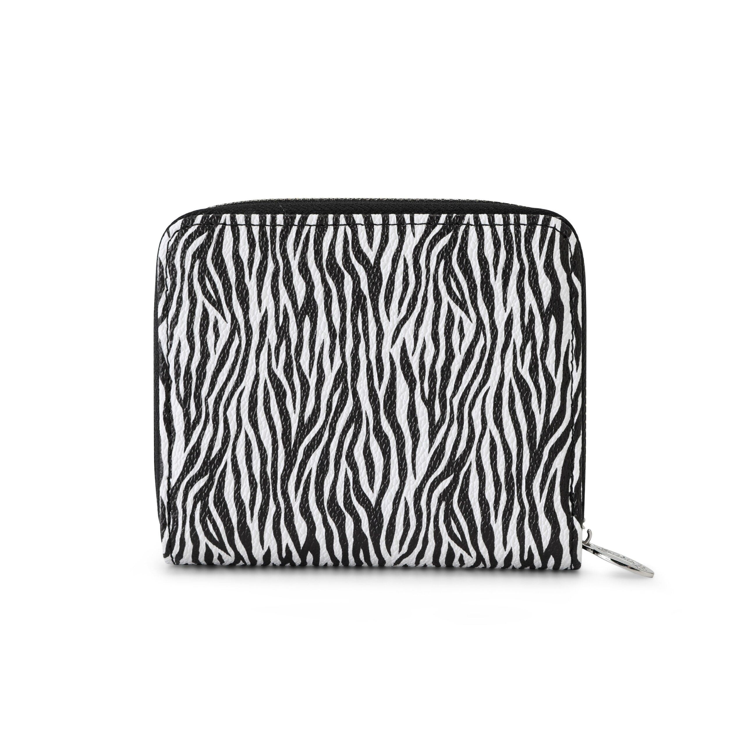 Zebra Print Zip-Up Wallet - Image 4