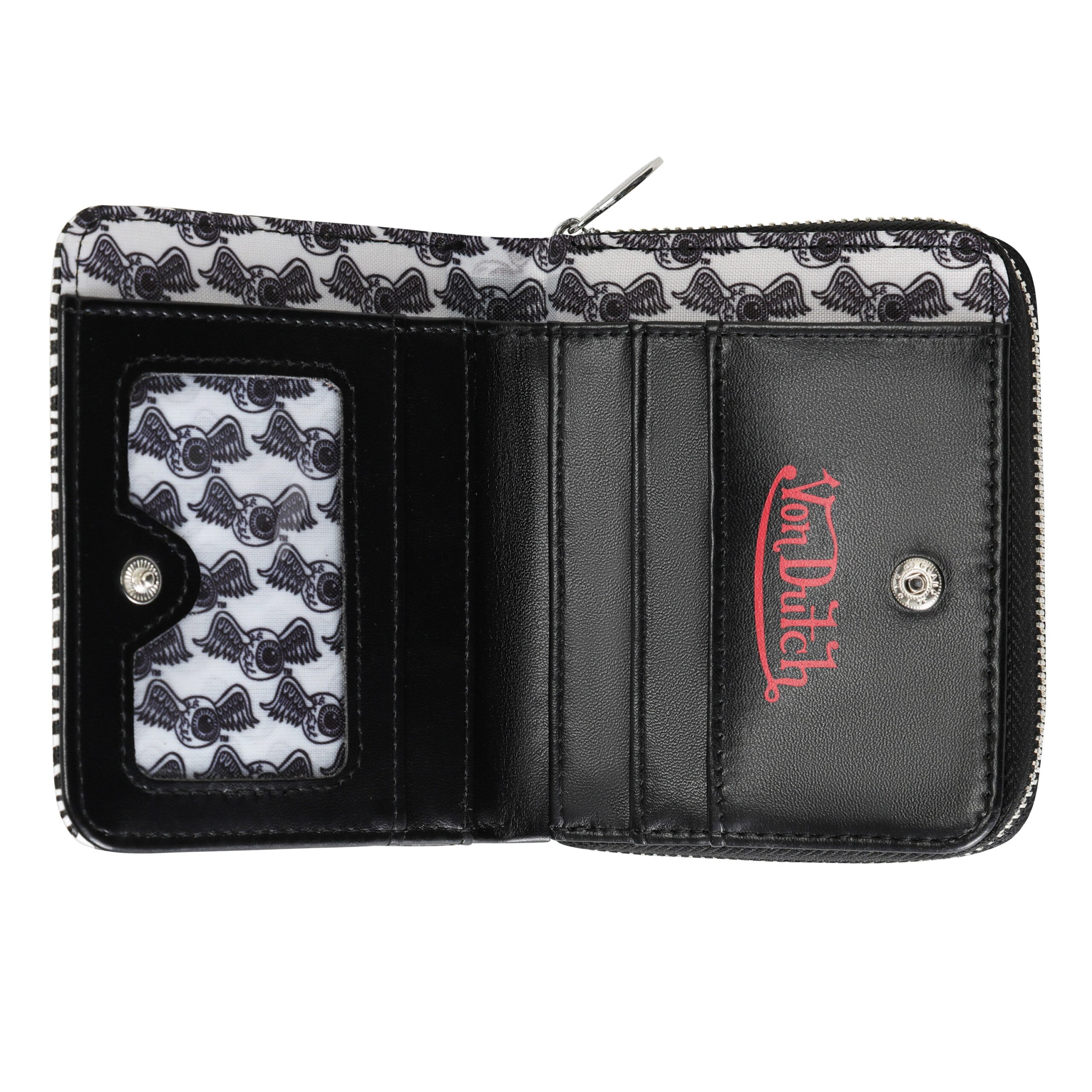 Zebra Print Zip-Up Wallet - Image 2