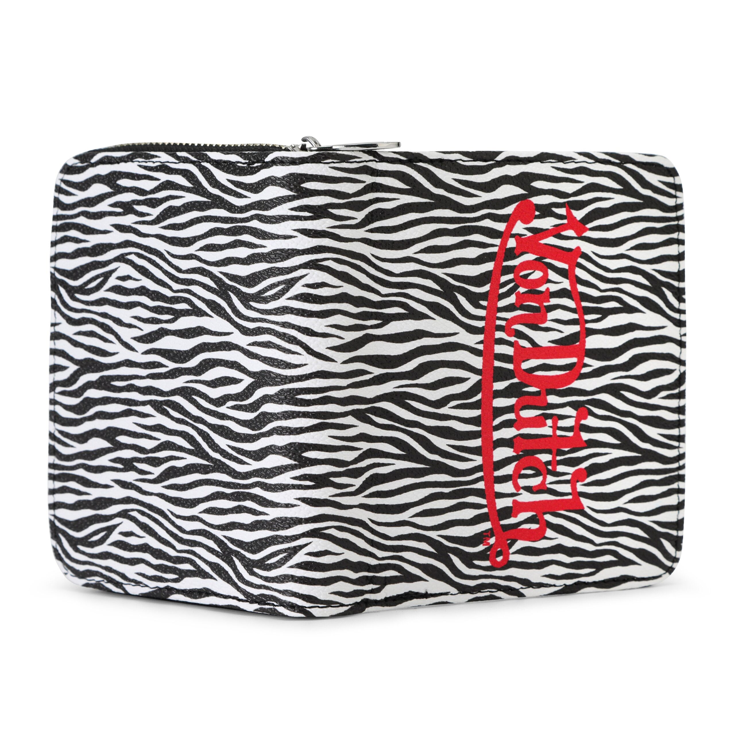 Zebra Print Zip-Up Wallet - Image 6