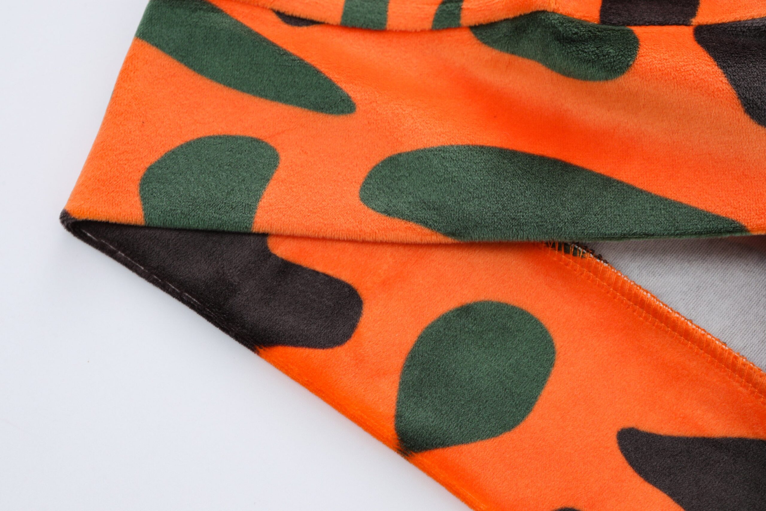 Velour Zip Up - Orange Camo - Image 8