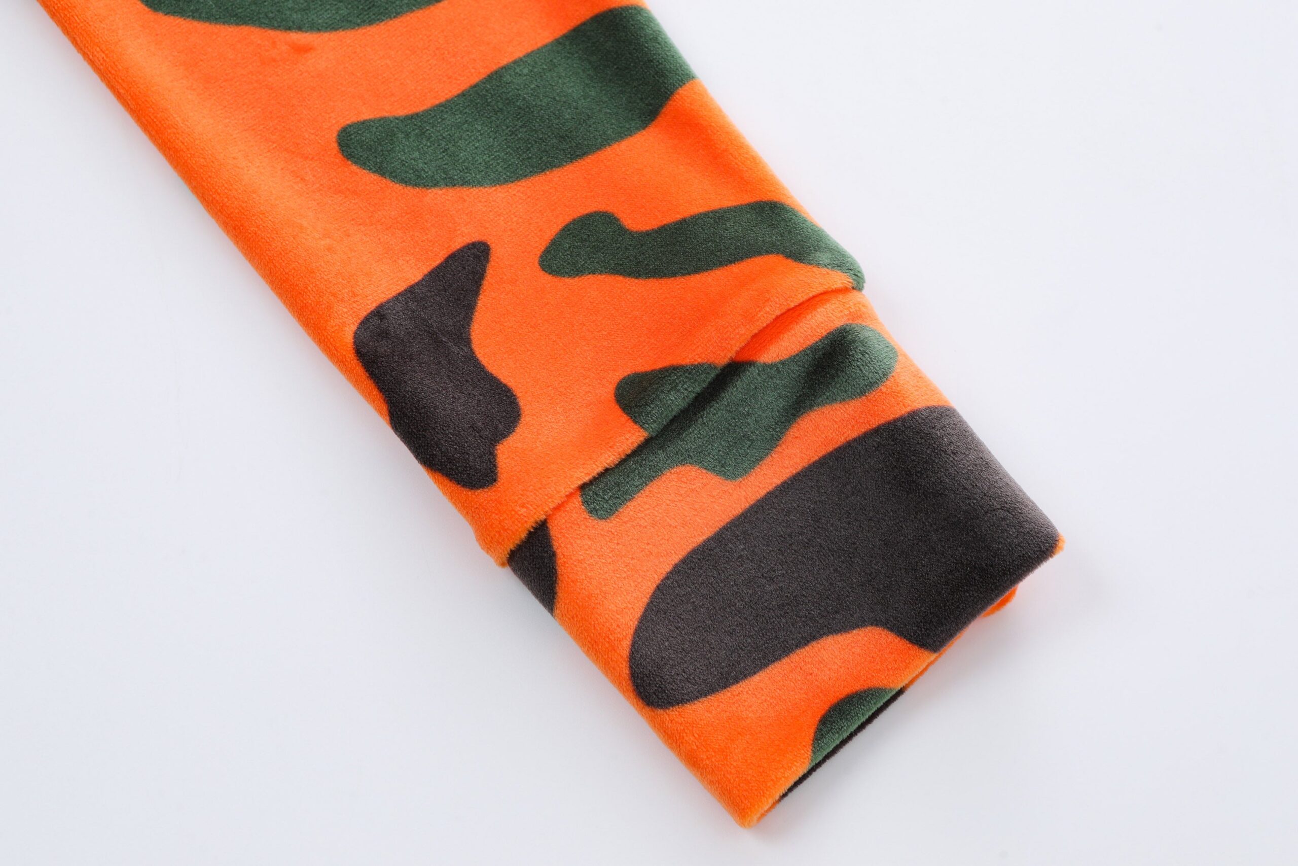Velour Zip Up - Orange Camo - Image 9