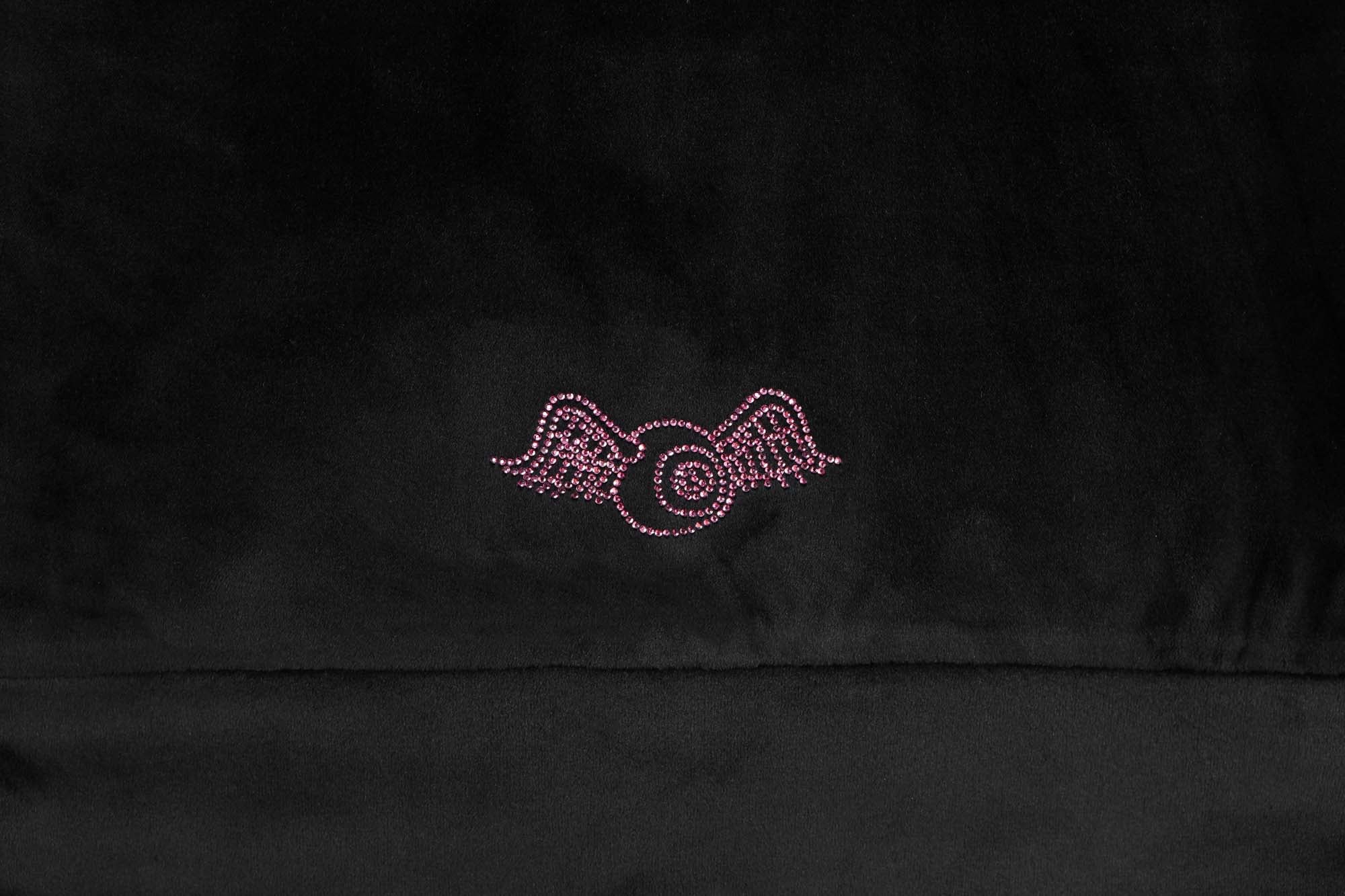 Velour Zip Up - Black - Image 5