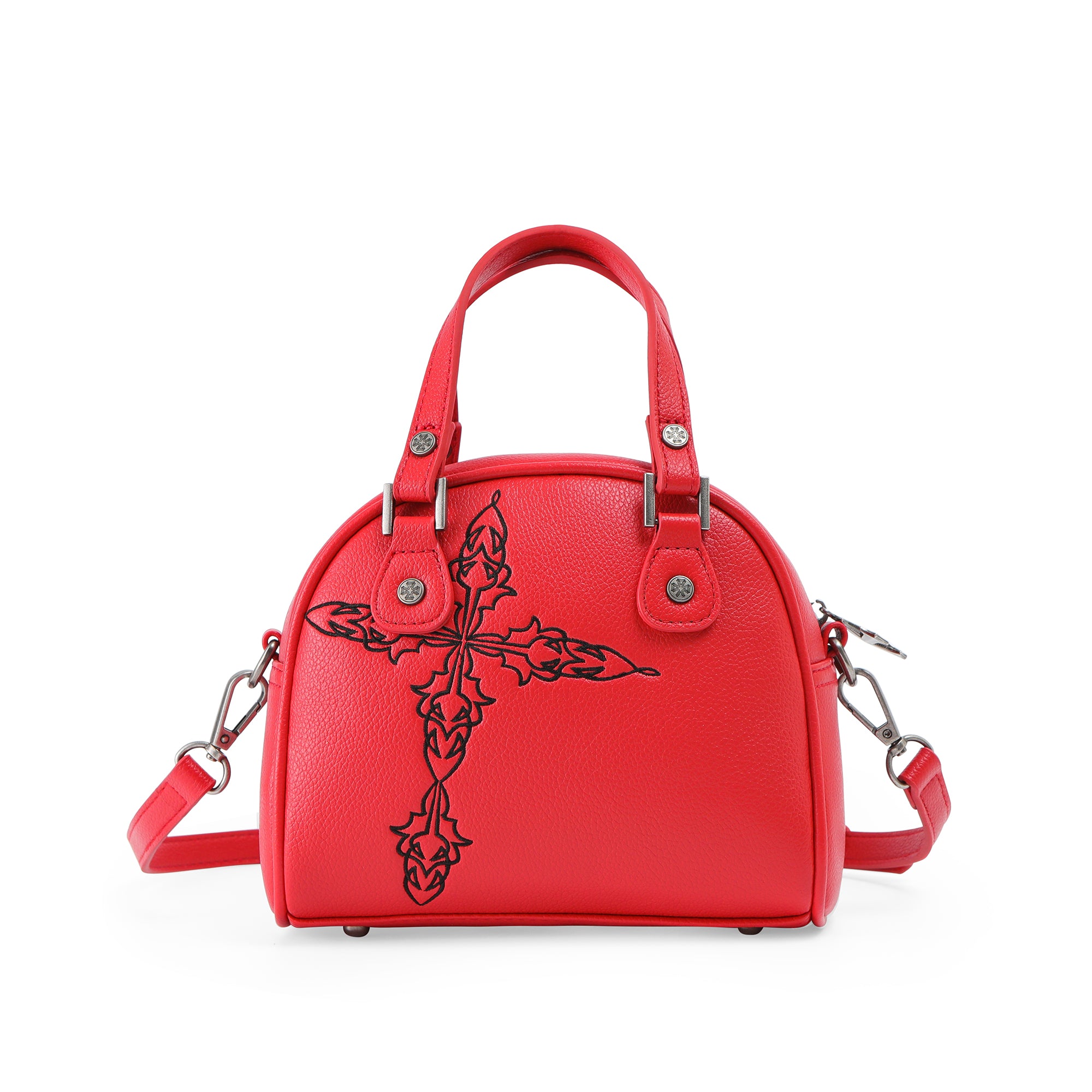 Von Dutch Chopper Cross Bowling Bag - Red & Black - Image 3