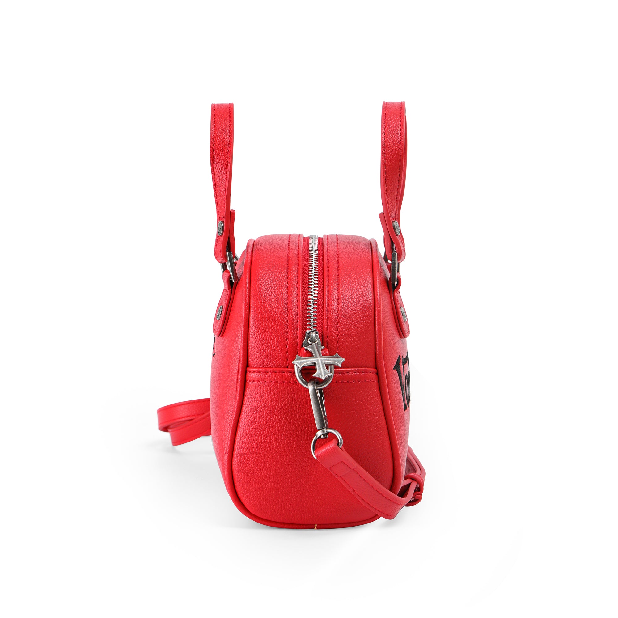 Von Dutch Chopper Cross Bowling Bag - Red & Black - Image 4