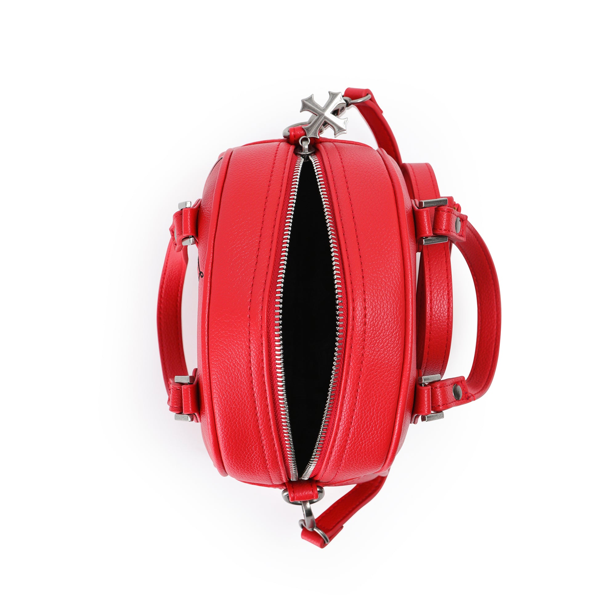 Von Dutch Chopper Cross Bowling Bag - Red & Black - Image 5