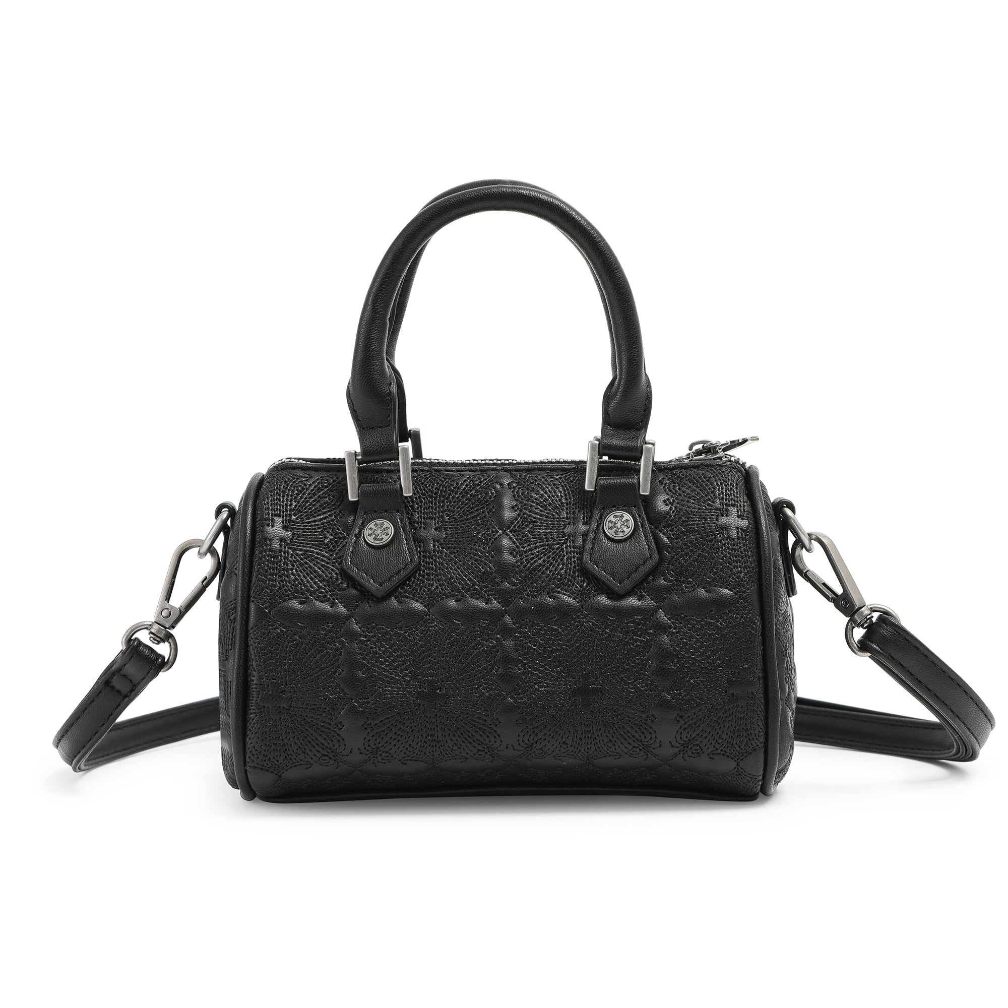 Von Dutch Embroidered Chopper Hanna Bag -Black - Image 3