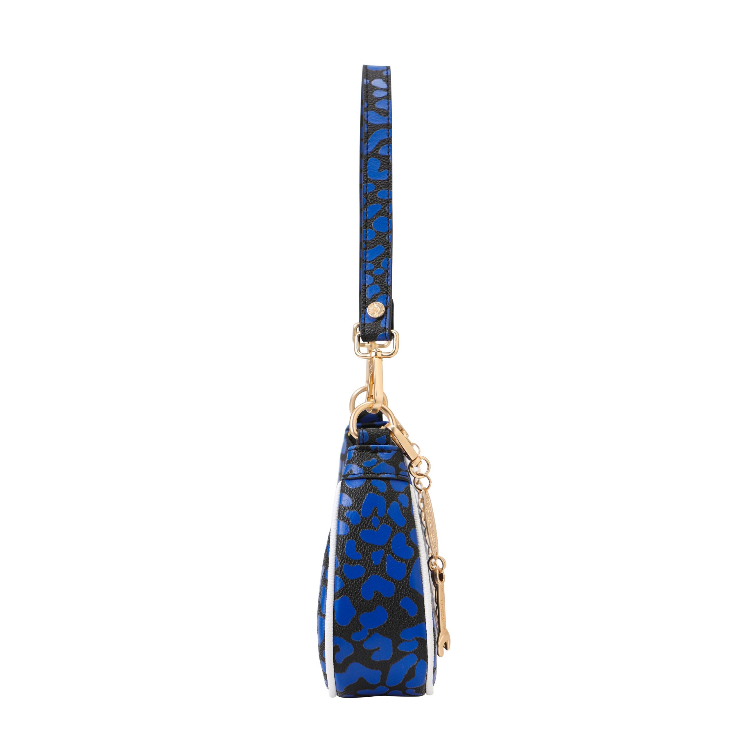 Von Dutch Blue Cheetah Shoulder Bag - Image 3