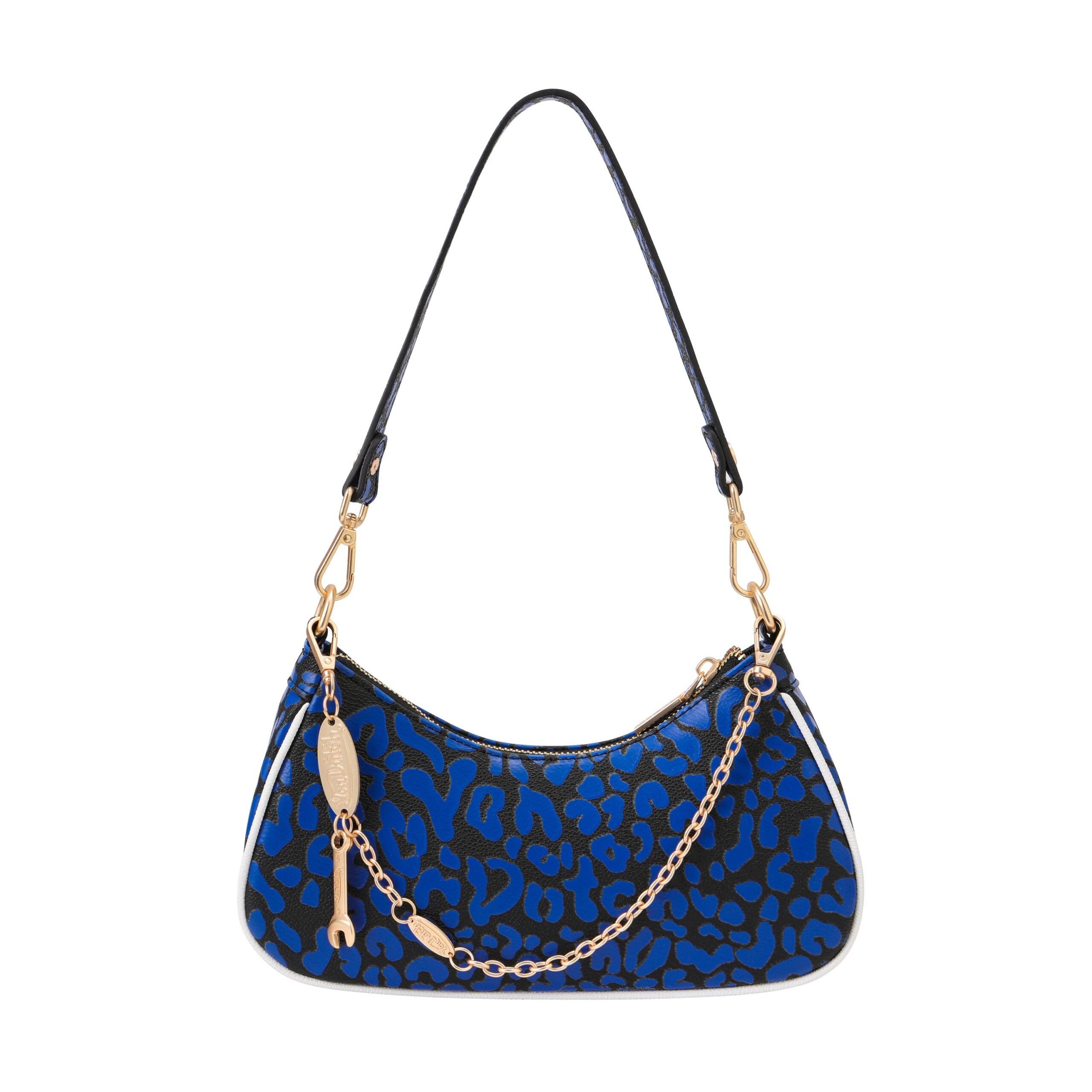 Von Dutch Blue Cheetah Shoulder Bag - Image 5