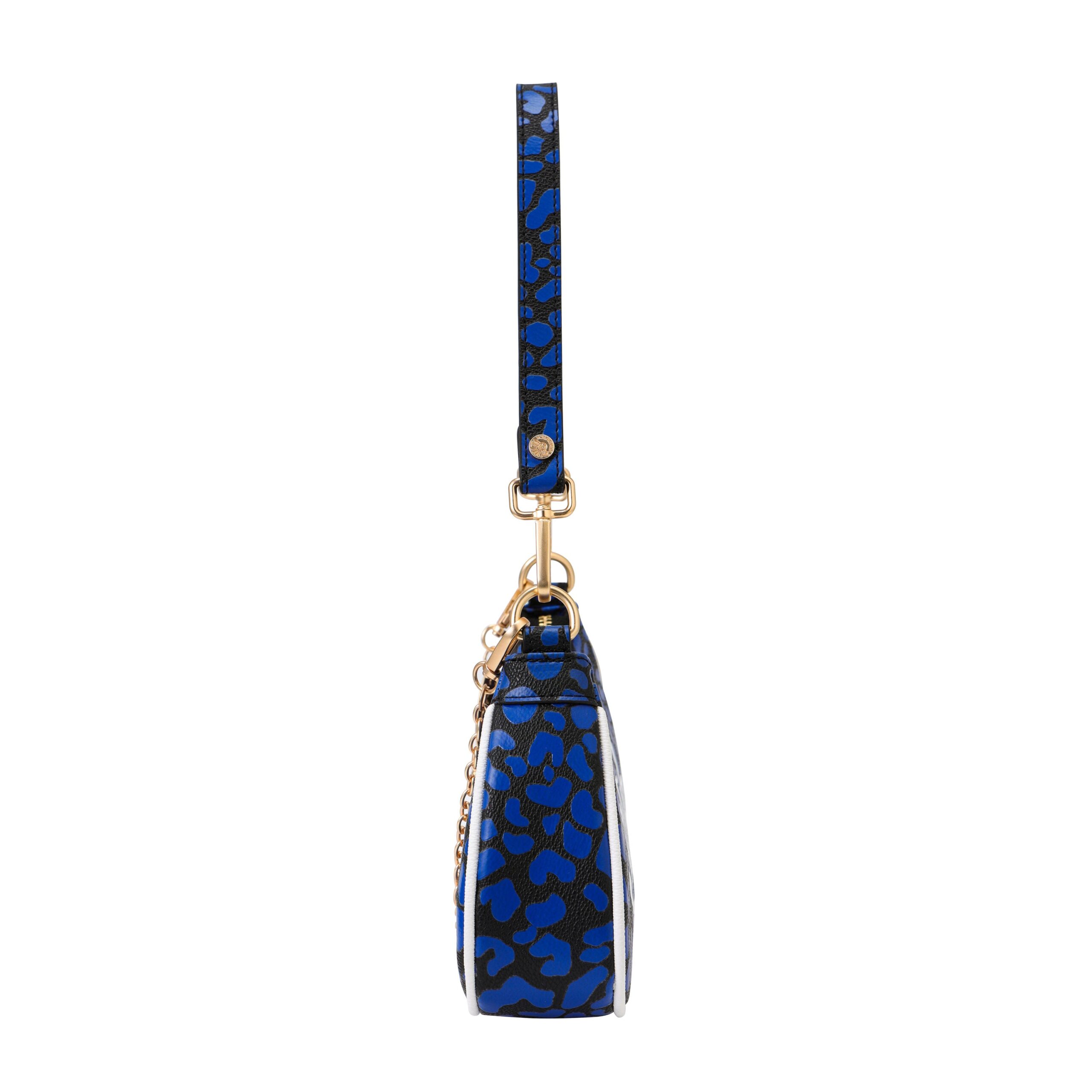 Von Dutch Blue Cheetah Shoulder Bag - Image 6
