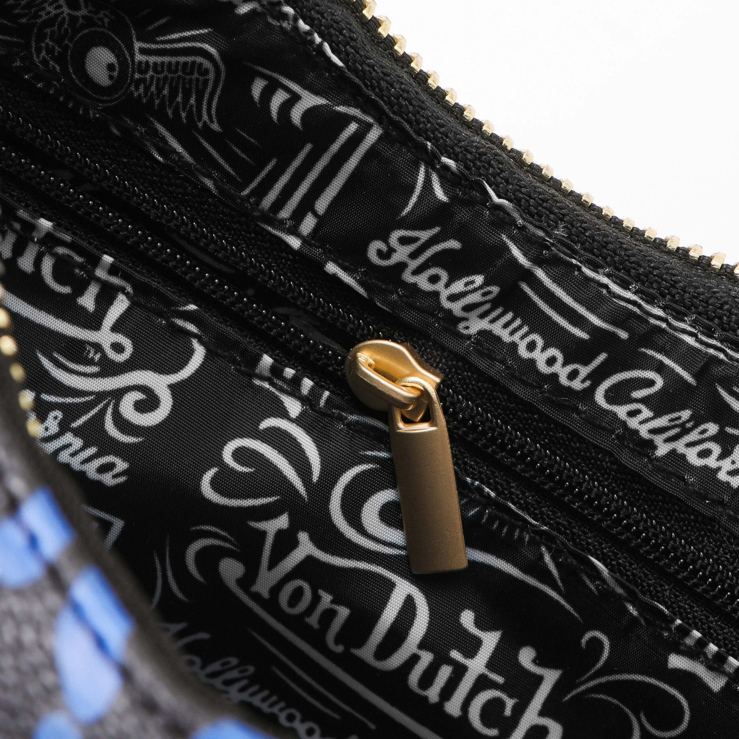 Von Dutch Blue Cheetah Shoulder Bag - Image 8