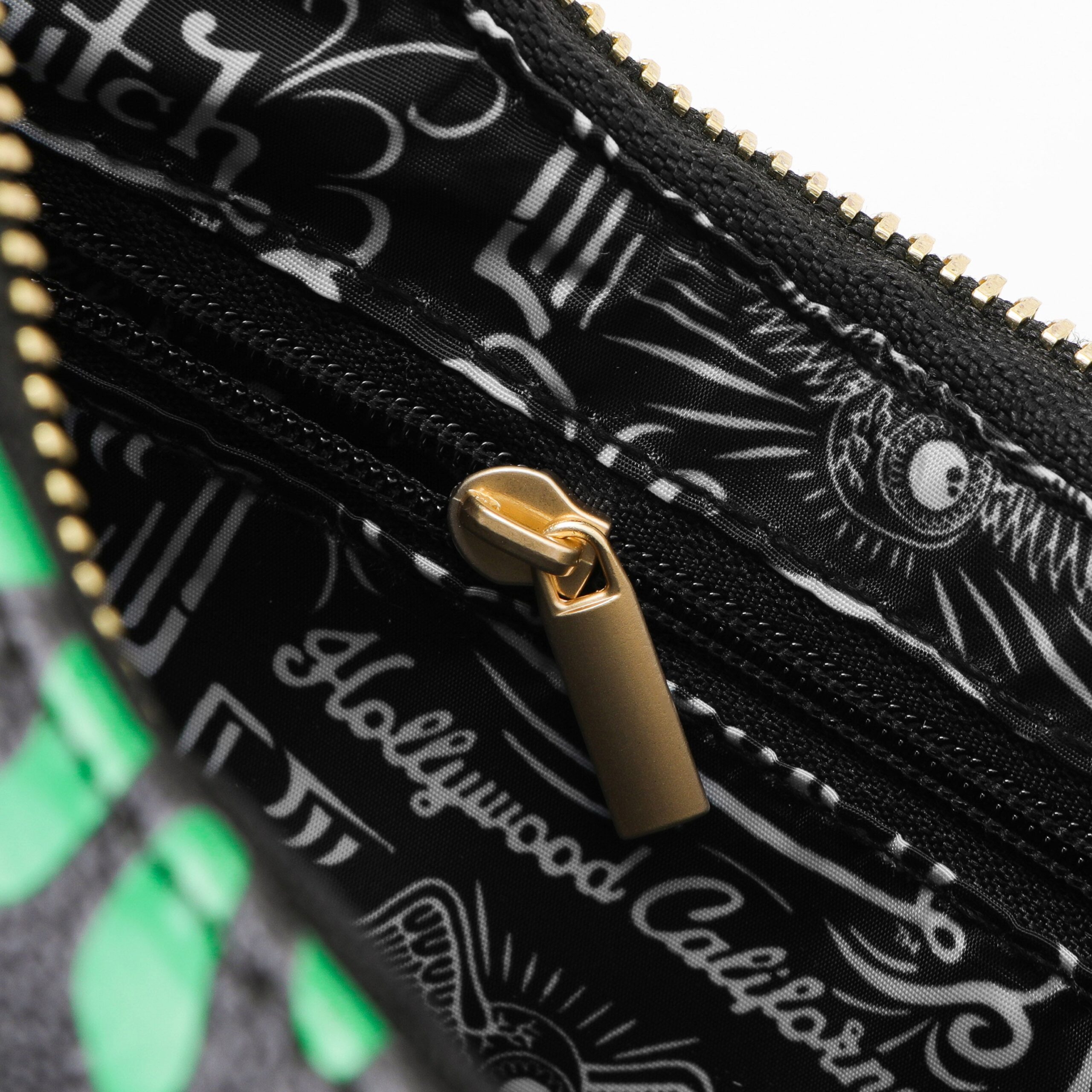 Von Dutch Lime Green Cheetah Shoulder Bag - Image 8