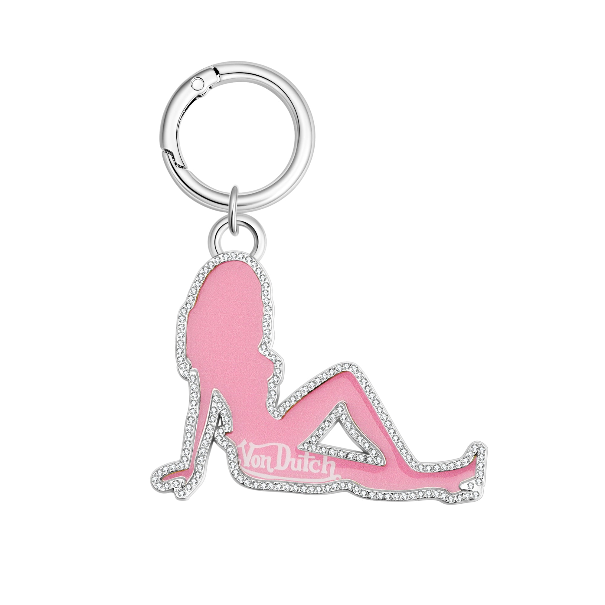 I.AM.GIA X VON DUTCH GIRL KEYCHAIN - LEOPARD - Image 2