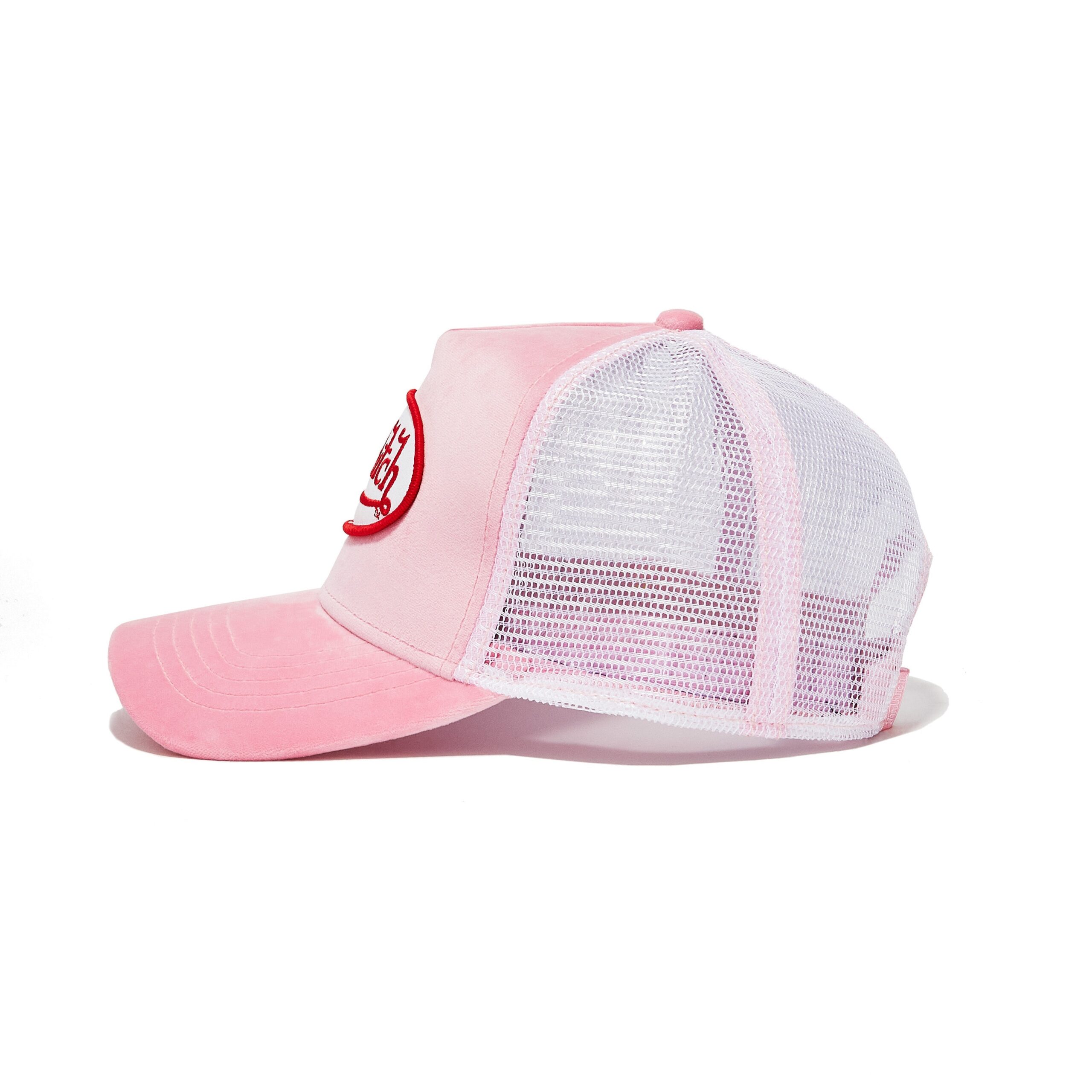 Von Dutch Pink Crush Velvet Trucker Hat - Image 2