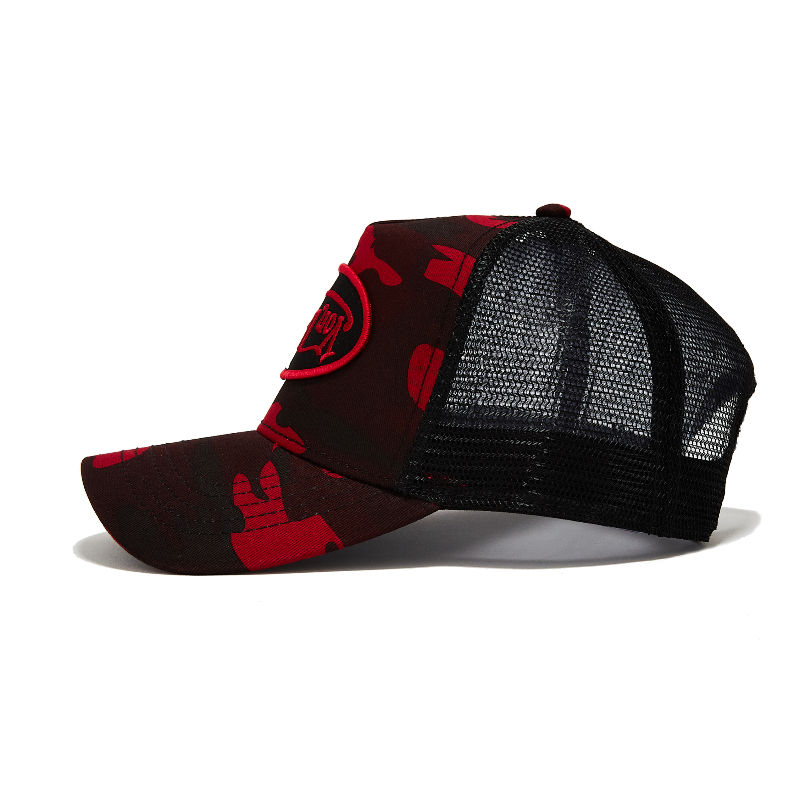 Von Dutch Red Rambo Camo Trucker Hat - Image 2