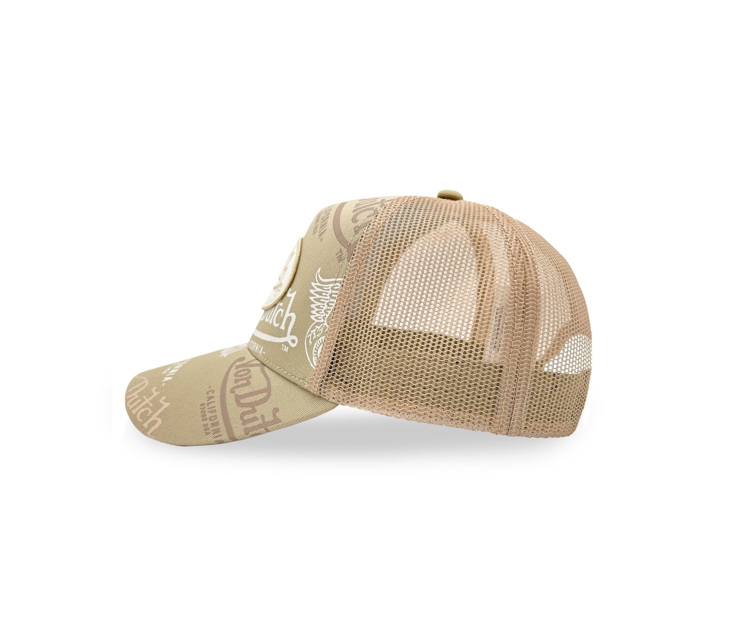 Von Dutch Trucker Hat - Cafe & White - Image 2