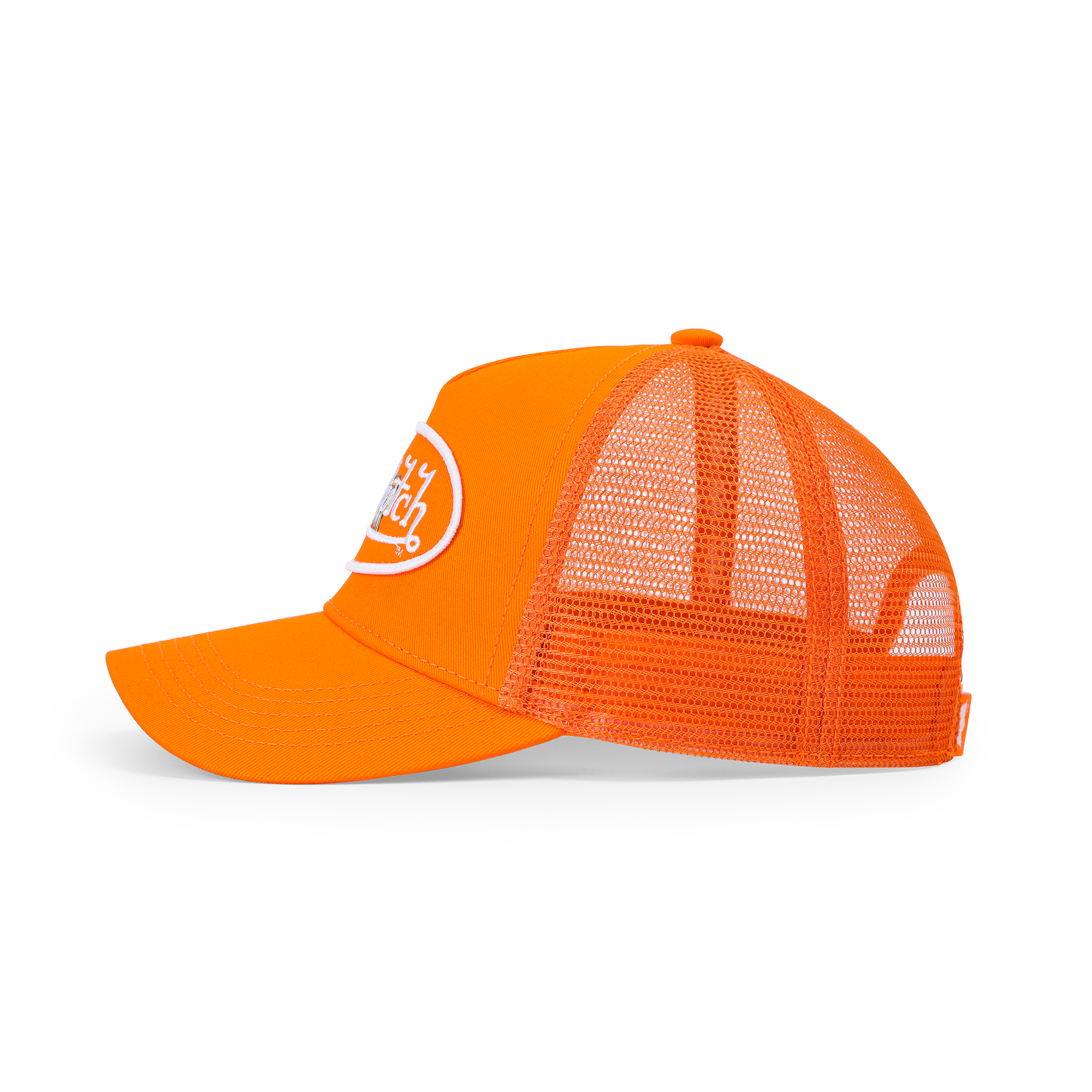 Von Dutch Kids Classic Trucker Hat - Orange Oval Eye - Image 2