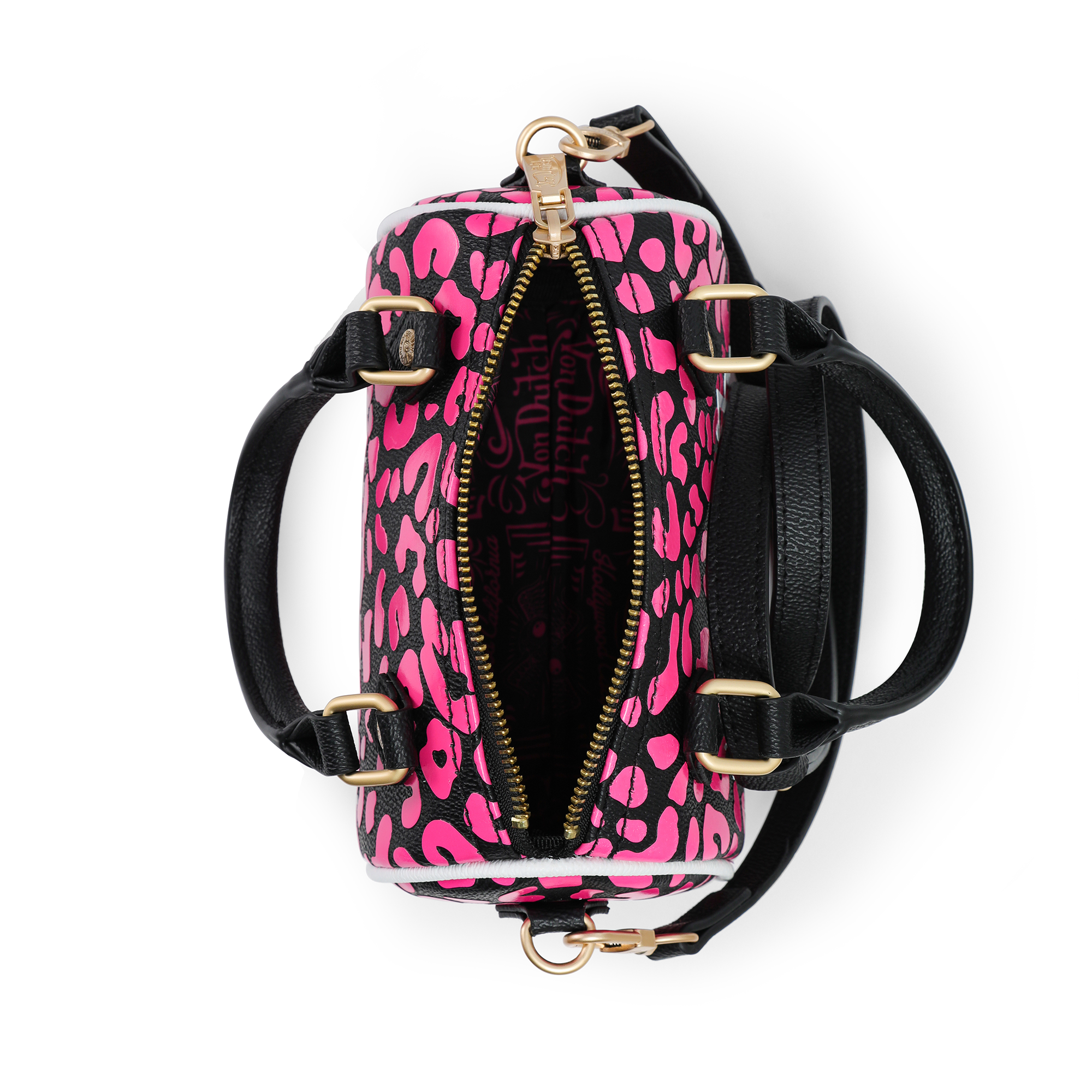 Von Dutch Hanna Bag - Hot Pink Cheetah - Image 3