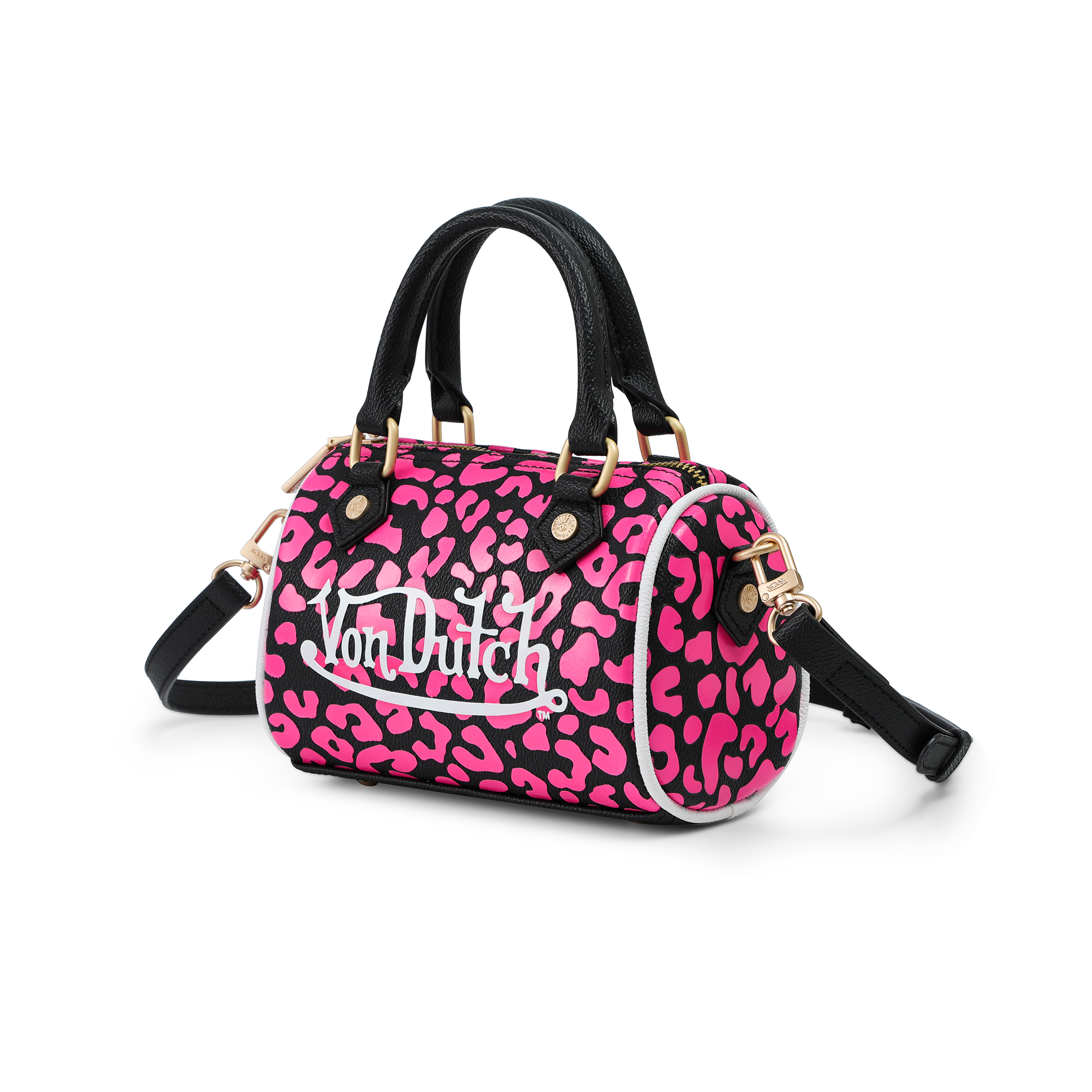 Von Dutch Hanna Bag - Hot Pink Cheetah - Image 2