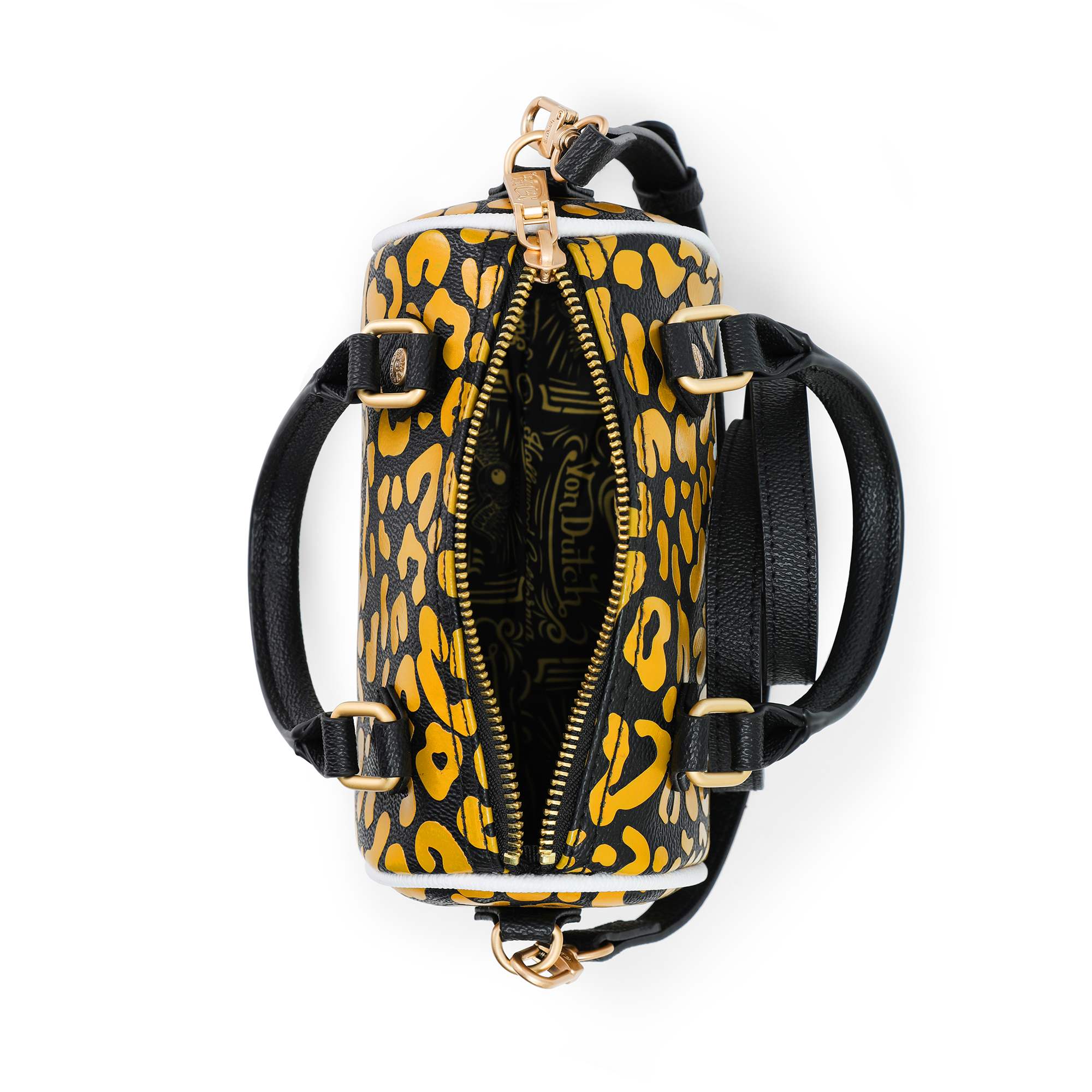 Von Dutch Hanna Bag - Orange Cheetah - Image 3