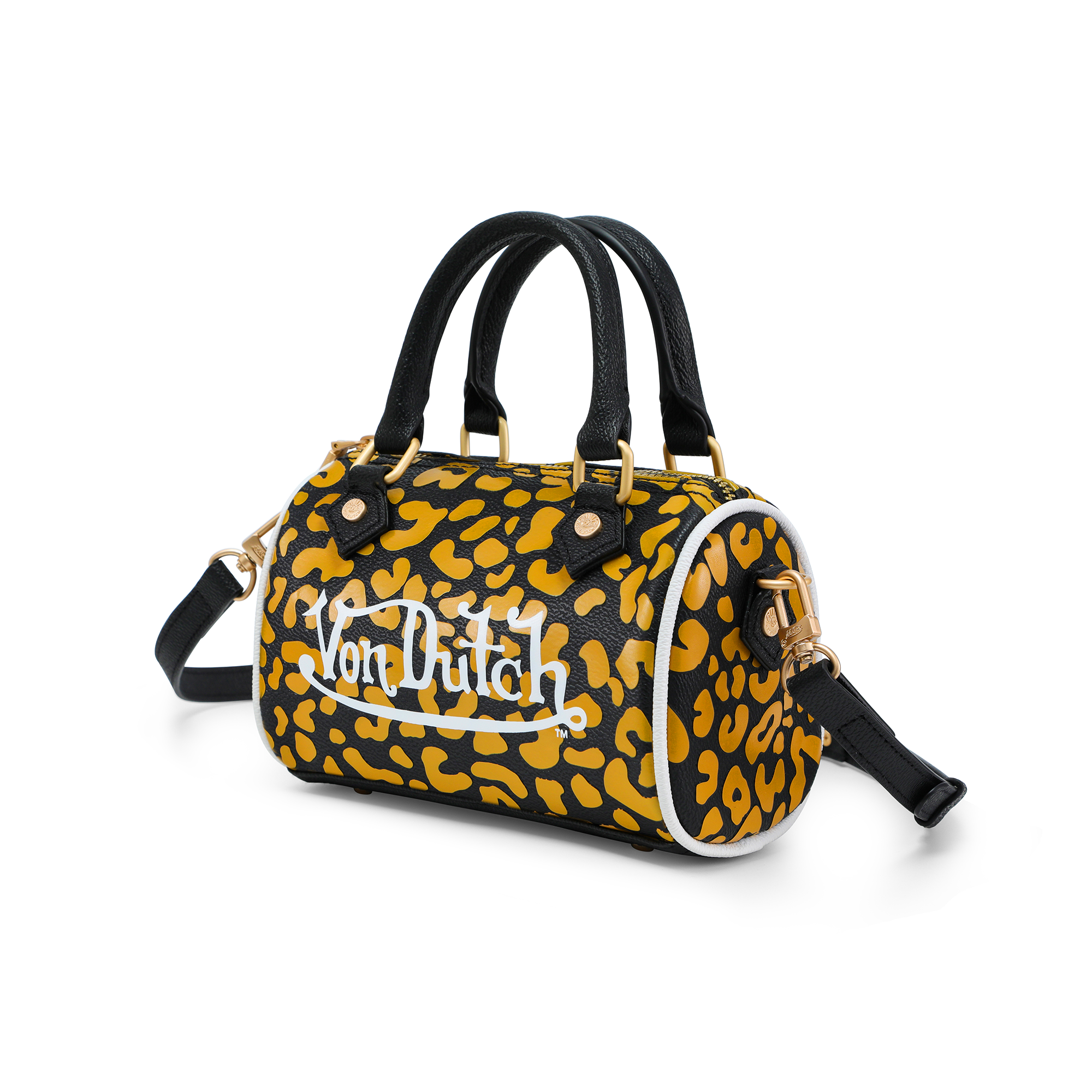 Von Dutch Hanna Bag - Orange Cheetah - Image 2
