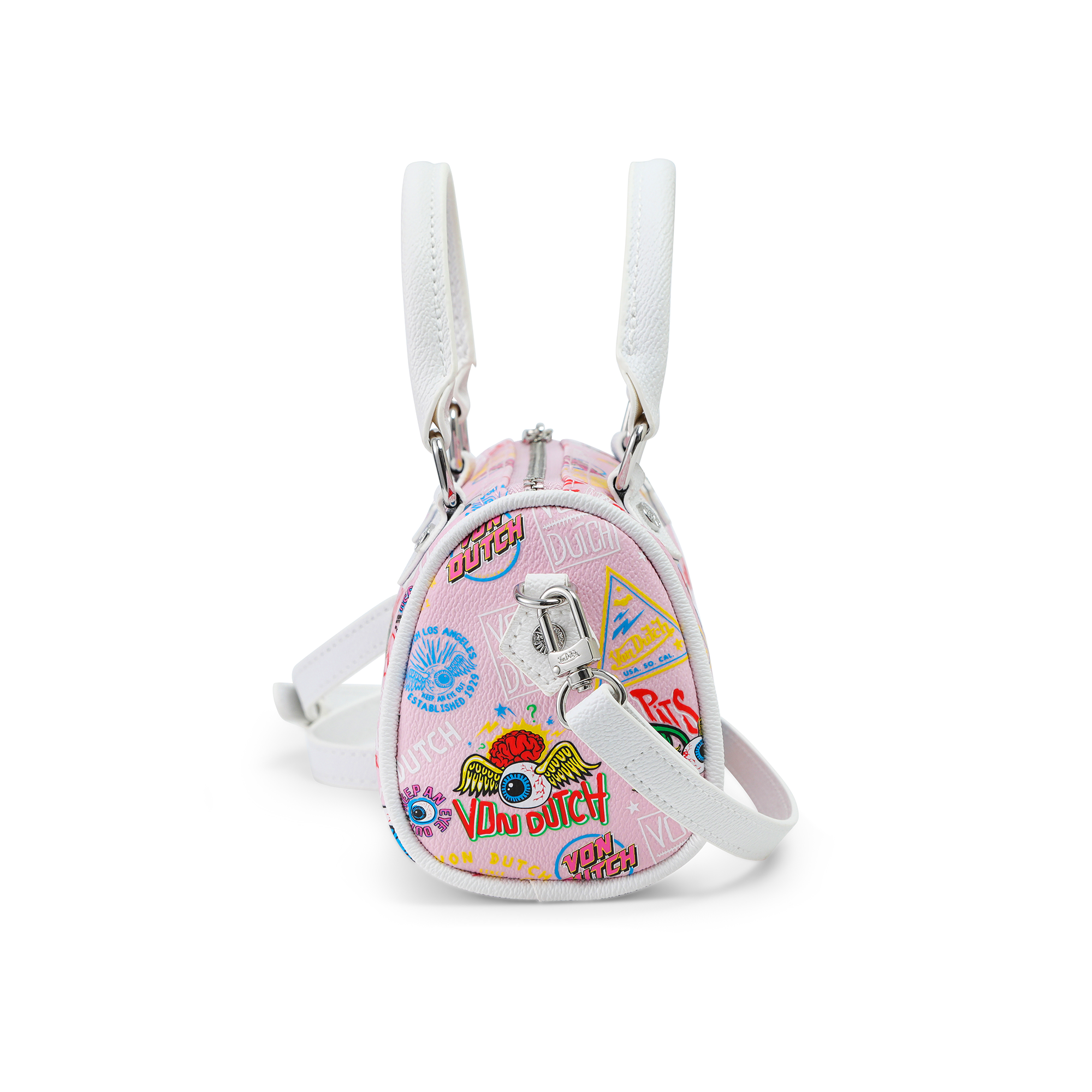 Von Dutch Hanna Bag - Light Pink Jax - Image 8