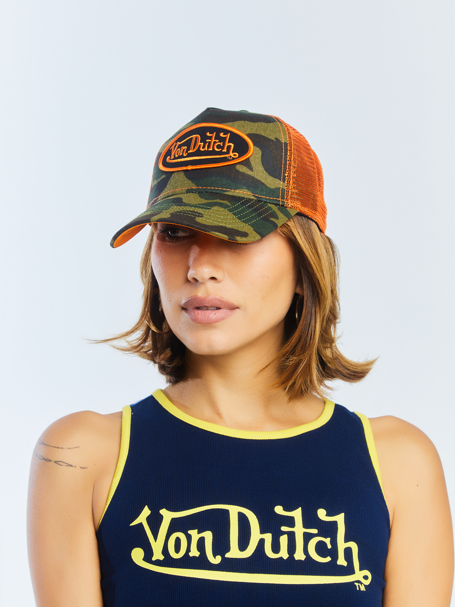 Von Dutch Camo Trucker Hat 270 - Image 4
