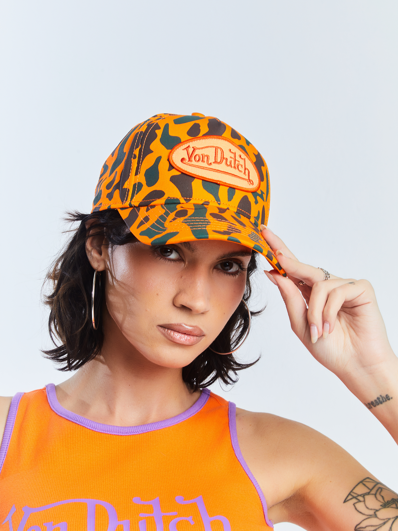 Von Dutch Camo Trucker Hat 242 - Image 4