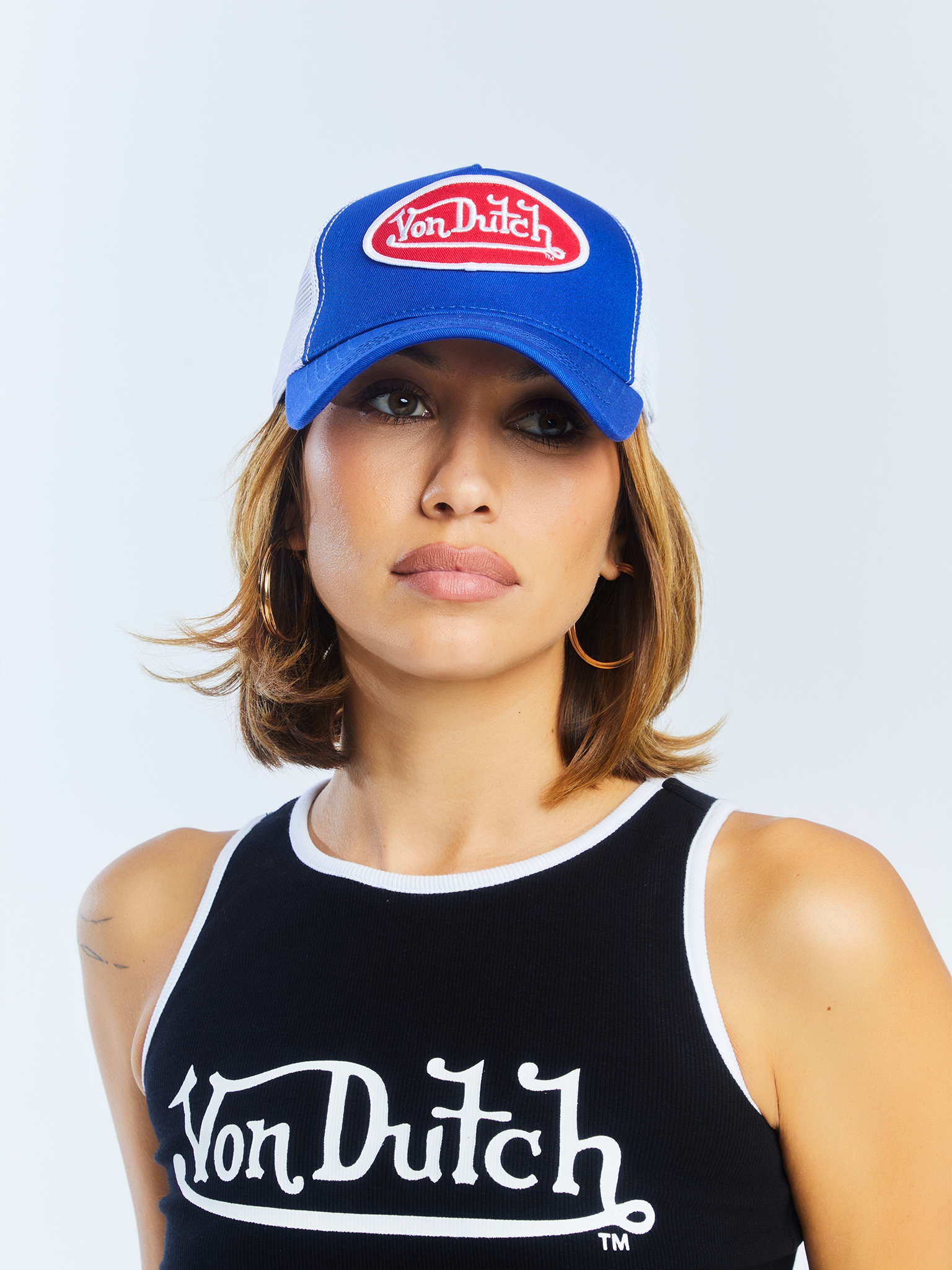 Von Dutch 4th Trucker Hat - Navy Blue - Image 6