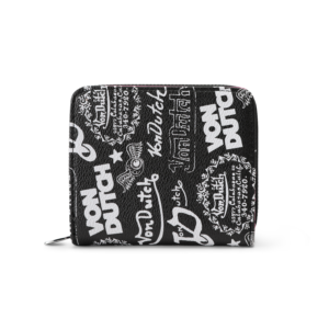 Logo Stamps Zip-Up Wallet