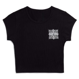 Von Dutch Black & White Chopper Baby Tee