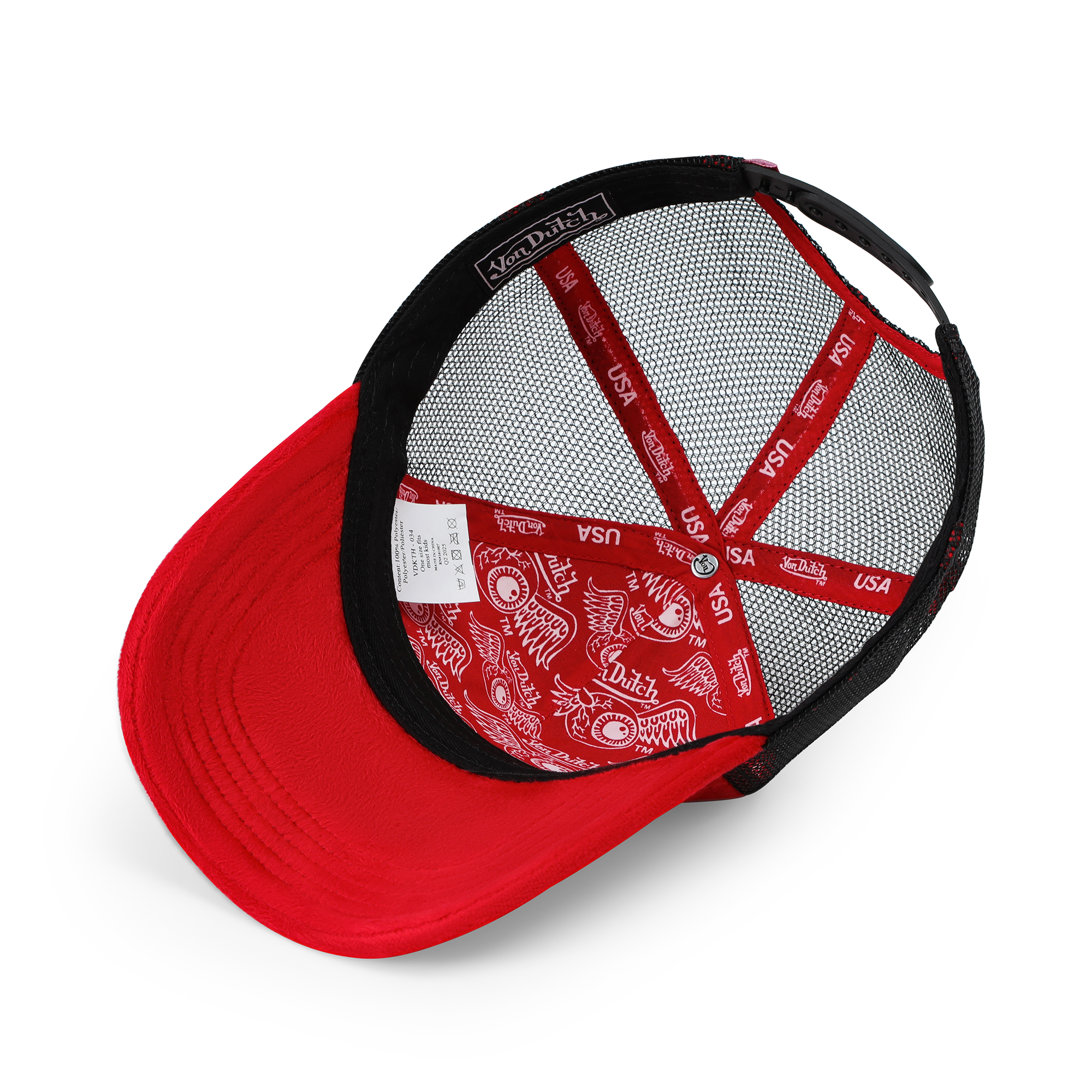 Von Dutch Kids Velvet Trucker Hat - Astro Dust - Image 4